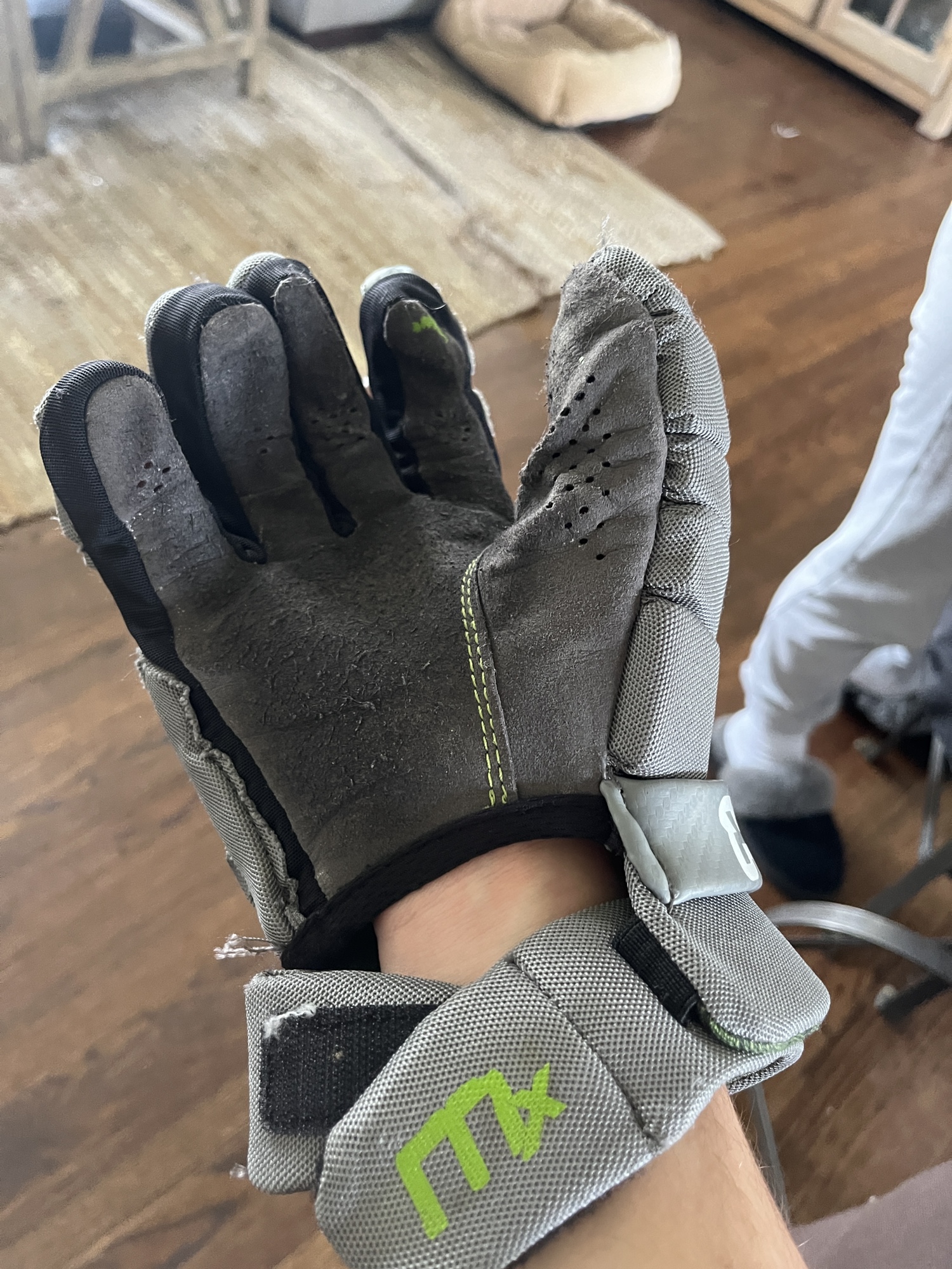 Used Maverik Large MX Lacrosse Gloves SidelineSwap
