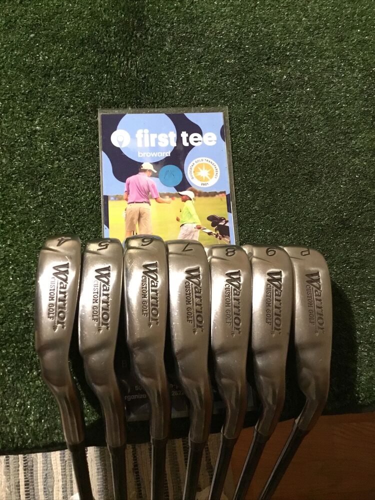 Warrior Custom Golf Irons Set (4PW) Tour 3.1 Graphite Shafts