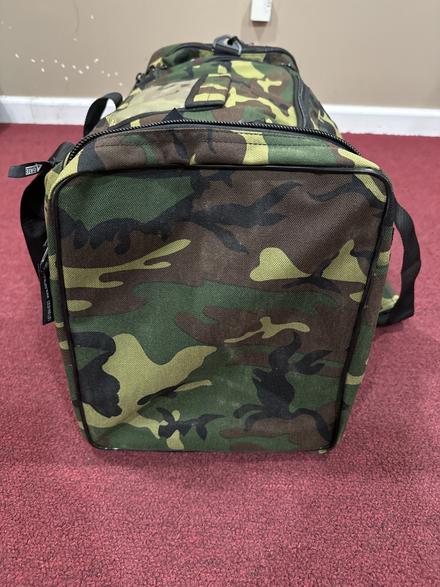 New Winnipeg Jets 4ORTE Camo Duffle Bag ItemWINB SidelineSwap