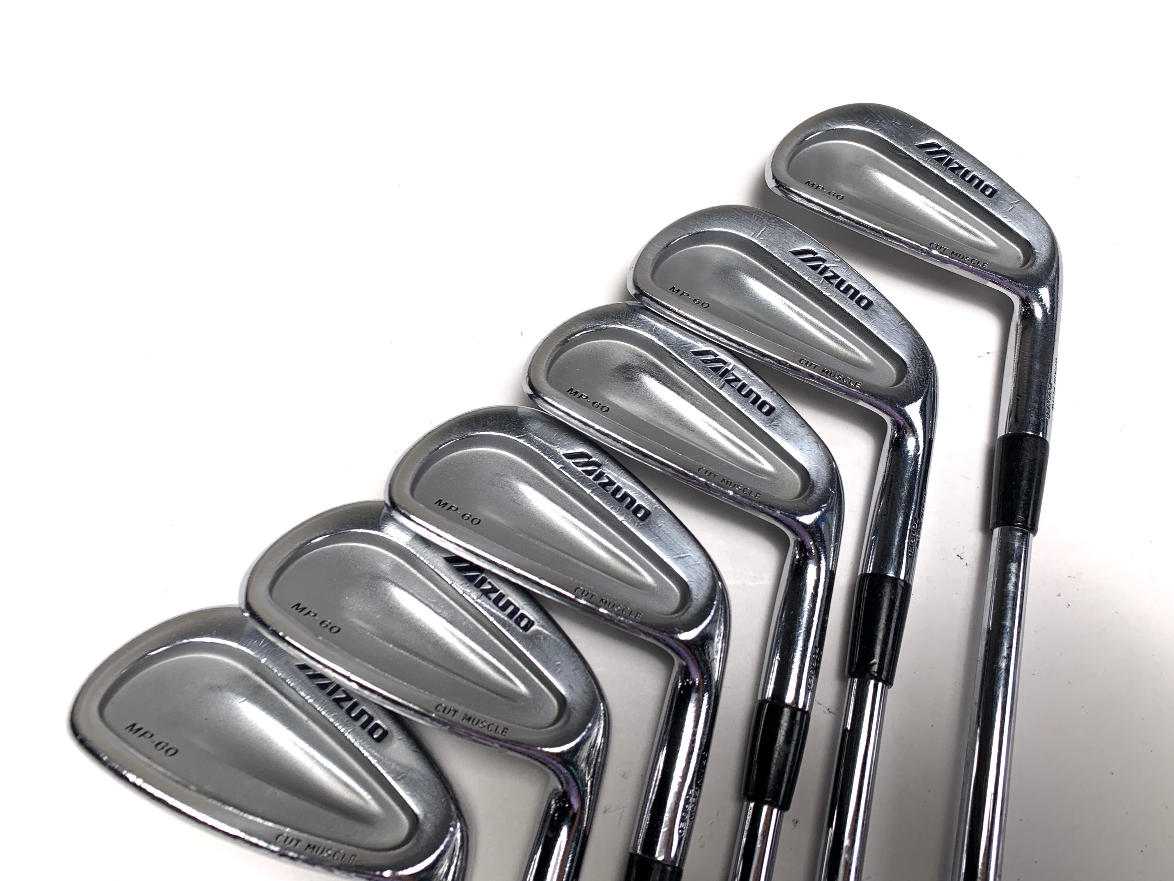 Mizuno MP 60 Iron Set 4PW Precision Rifle 6.0 Stiff Steel No 8 iron RH