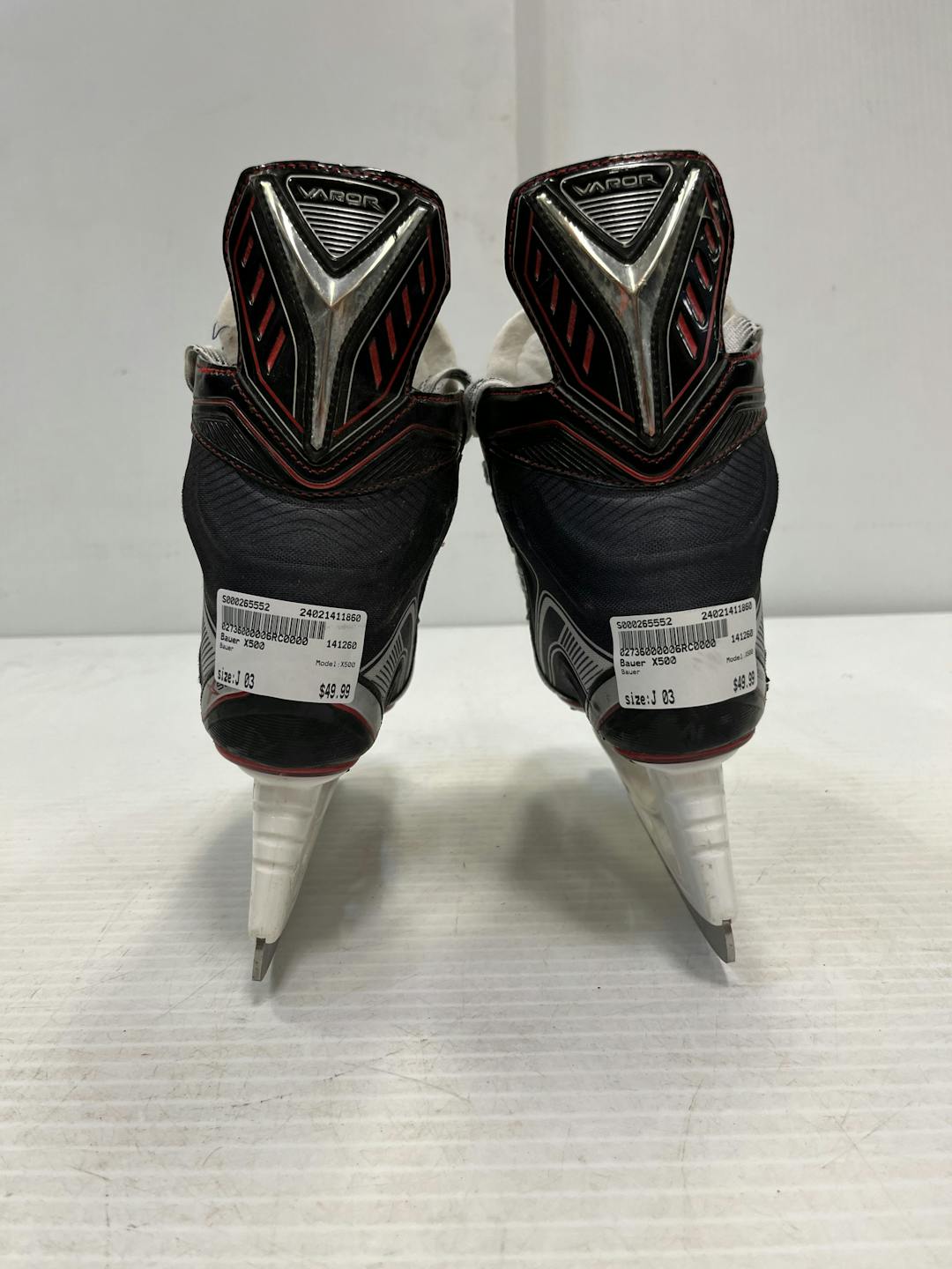 bauer x500 junior skates