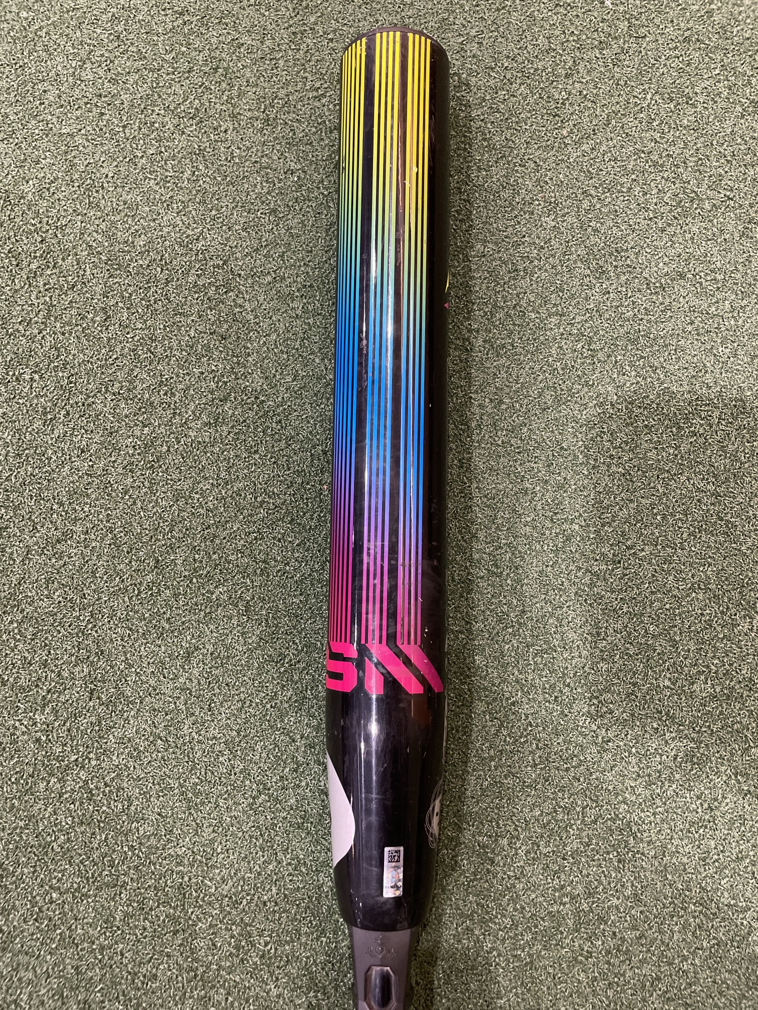 Black Used 2020 DeMarini Prism Composite Bat (10) 23 oz 33" SidelineSwap