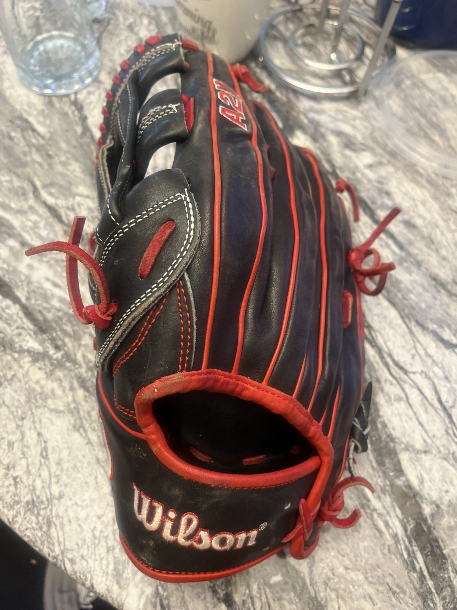 Used Outfield 12.75" A2K Baseball Glove SidelineSwap
