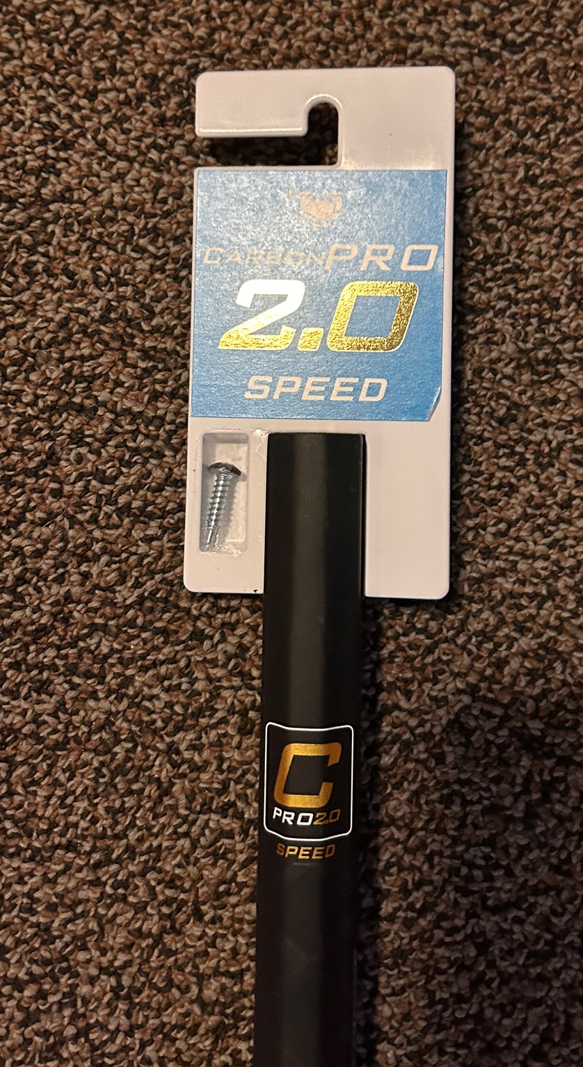 NEW ECD East Coast Dyes carbon 2.0 pro speed black New shaft 30" Attack Middie SidelineSwap