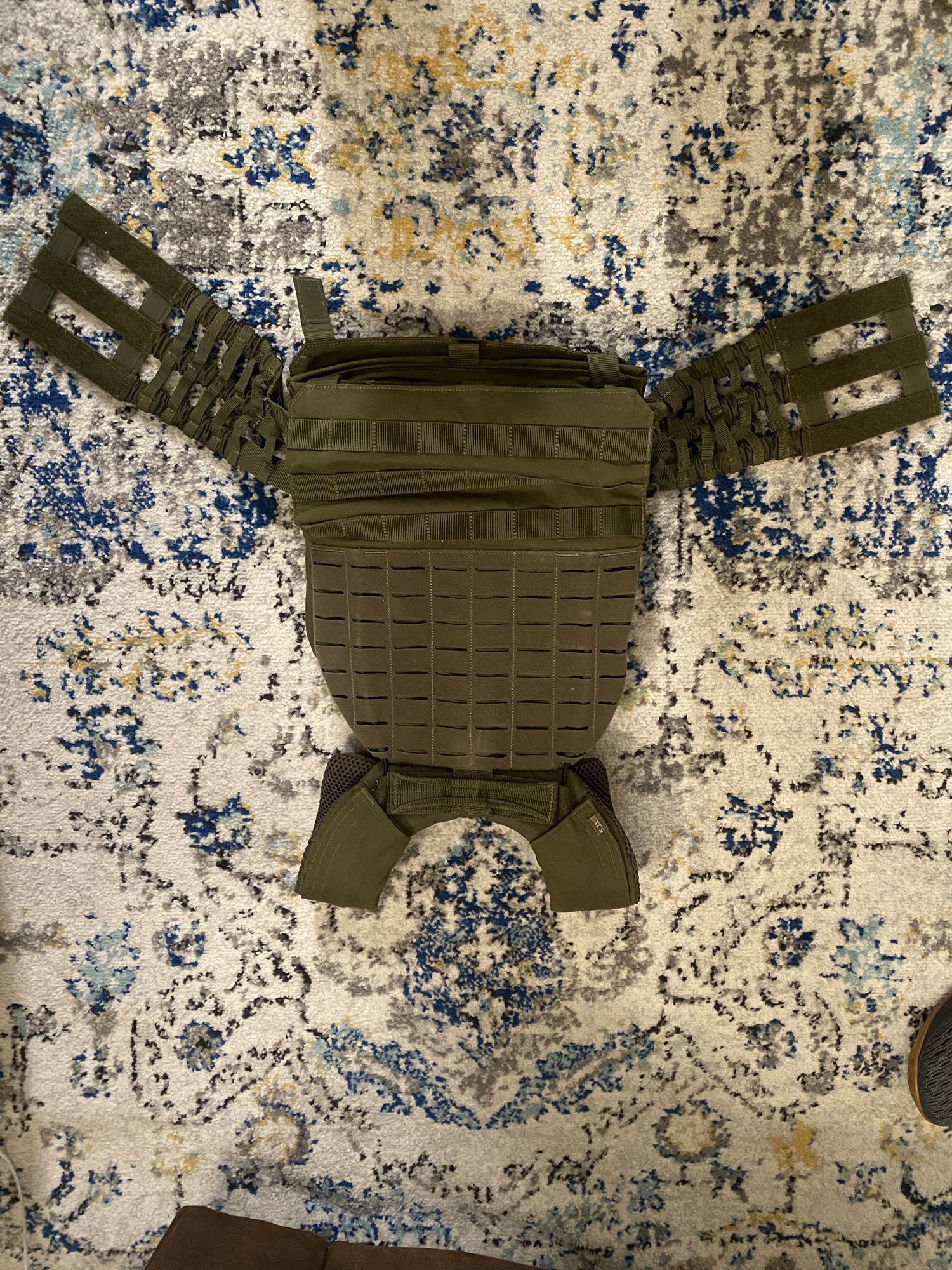 5.11 Tactec Plate Carrier Ranger Green With Plates SidelineSwap