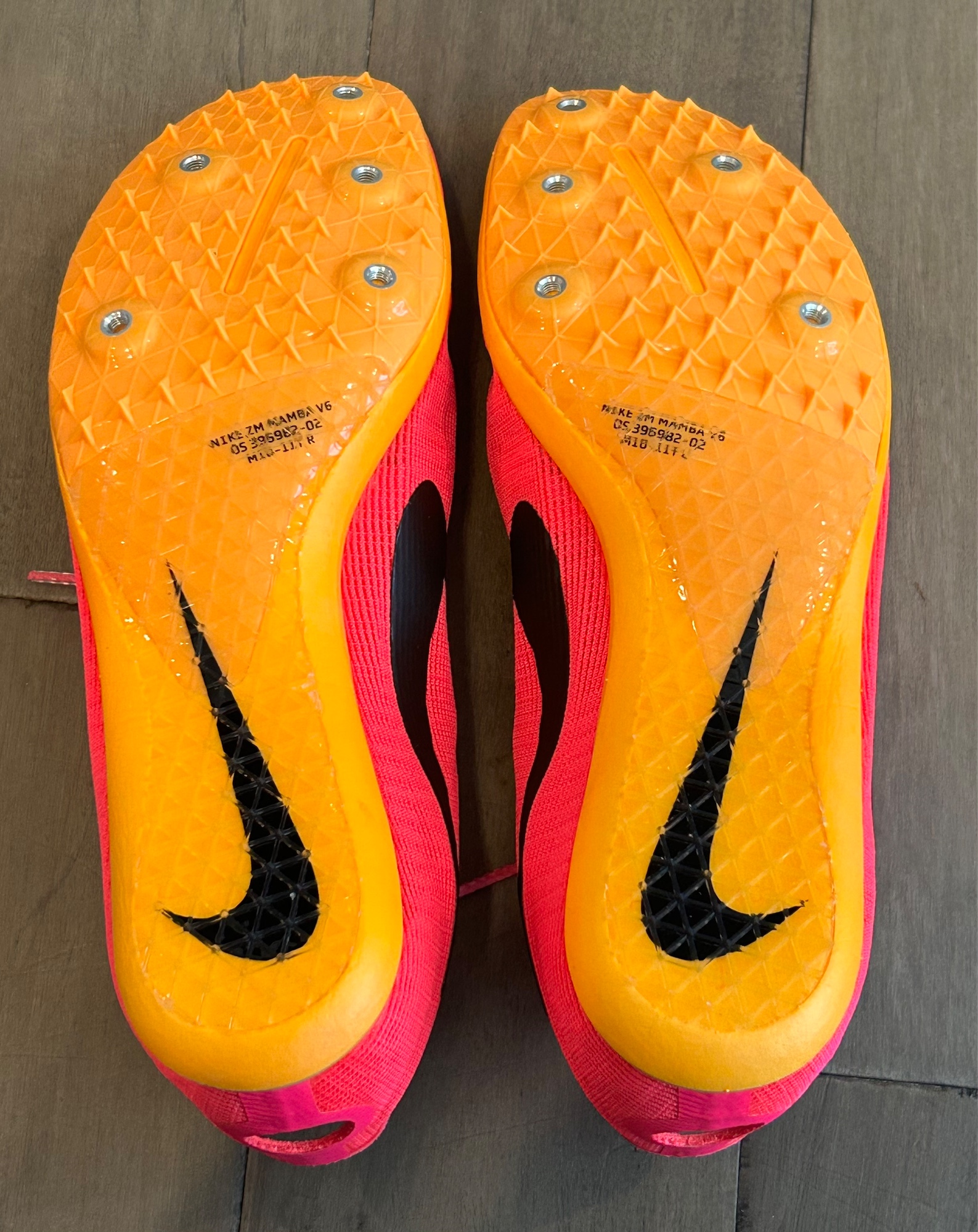 track spikes