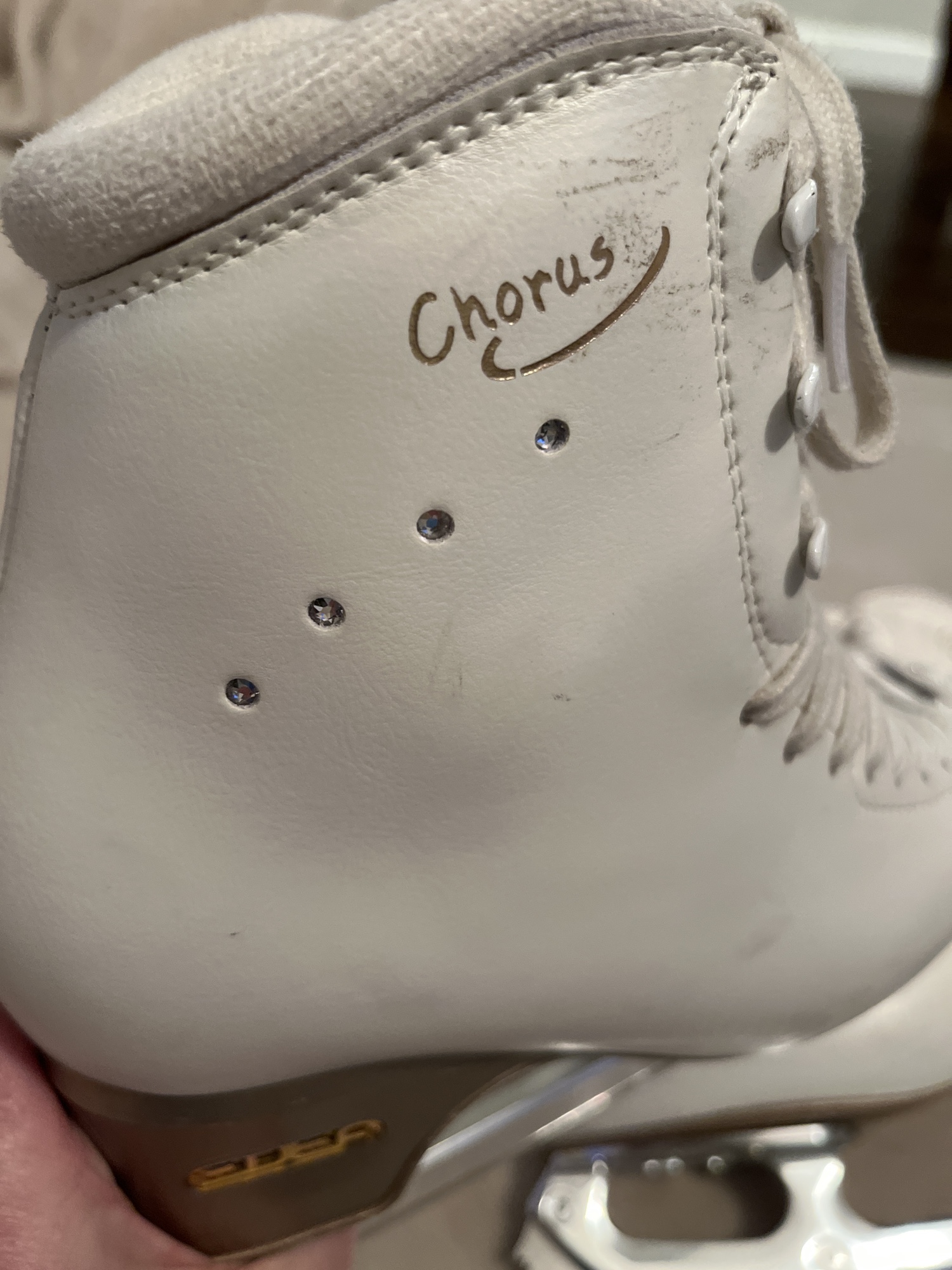 EDEA CHORUS figure skates with MATRIX LEGACY blades size 240 SidelineSwap