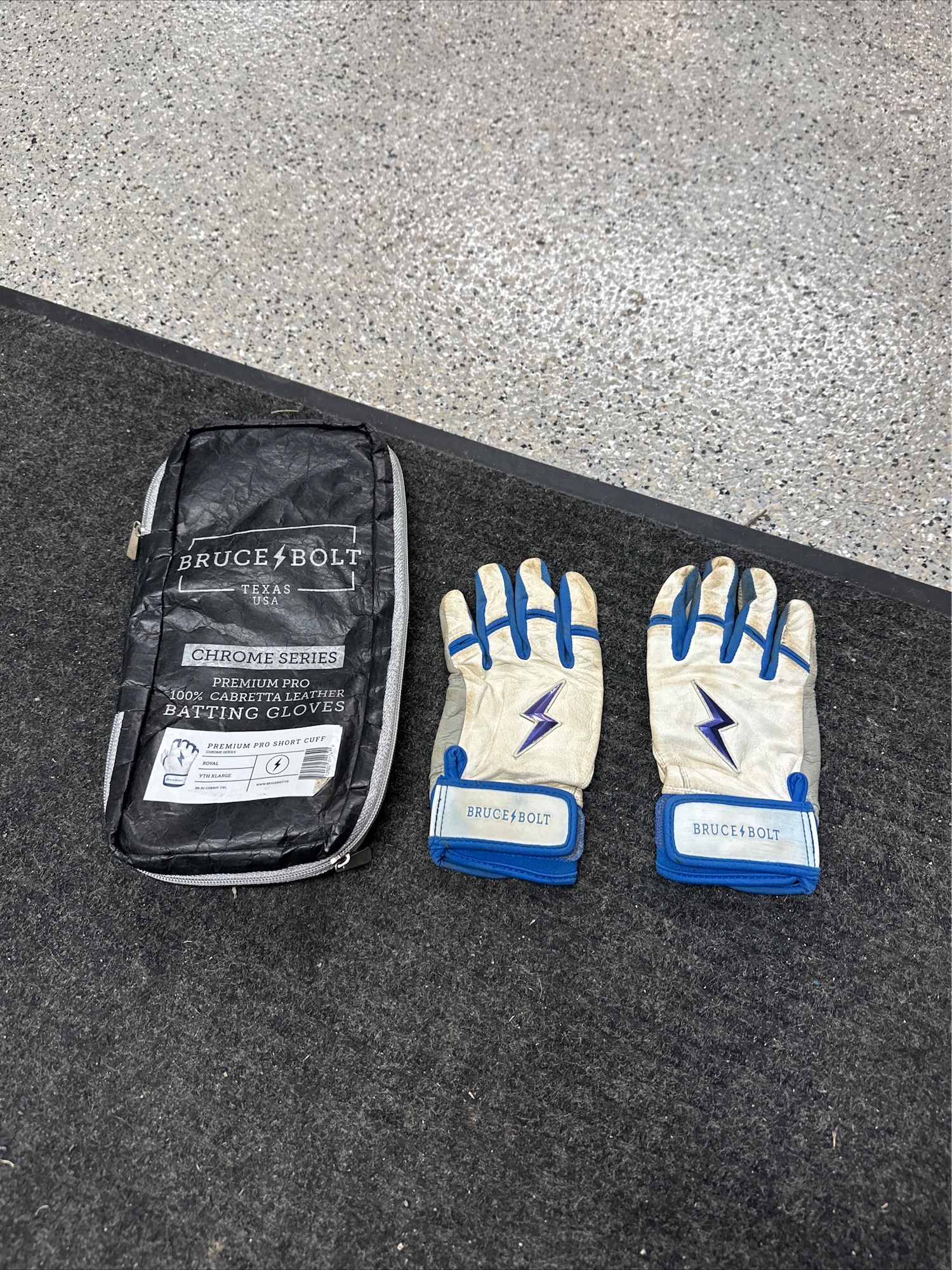 Used Bruce Bolt Batting Gloves SidelineSwap