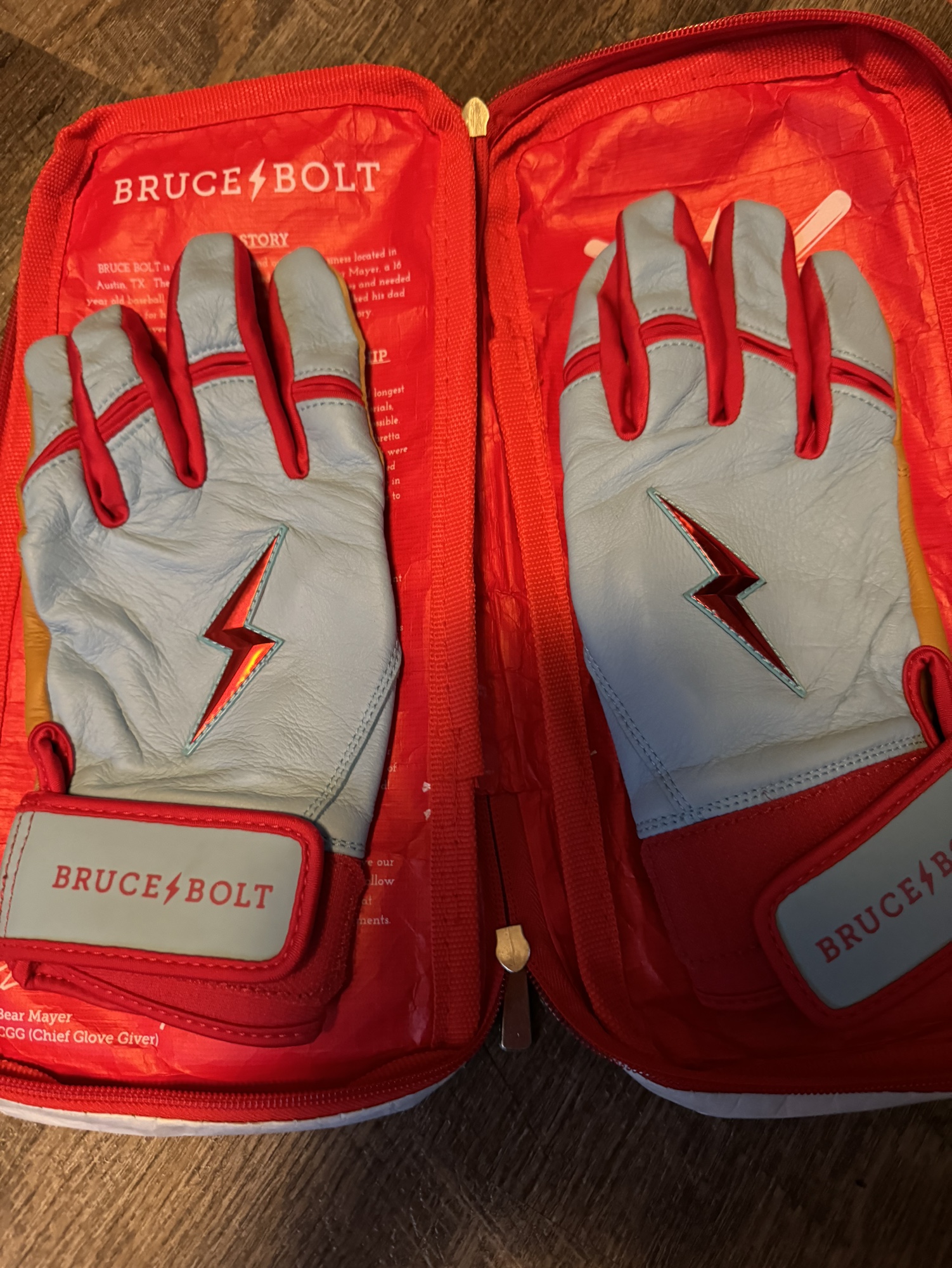 Used Large Bruce Bolt Batting Gloves SidelineSwap