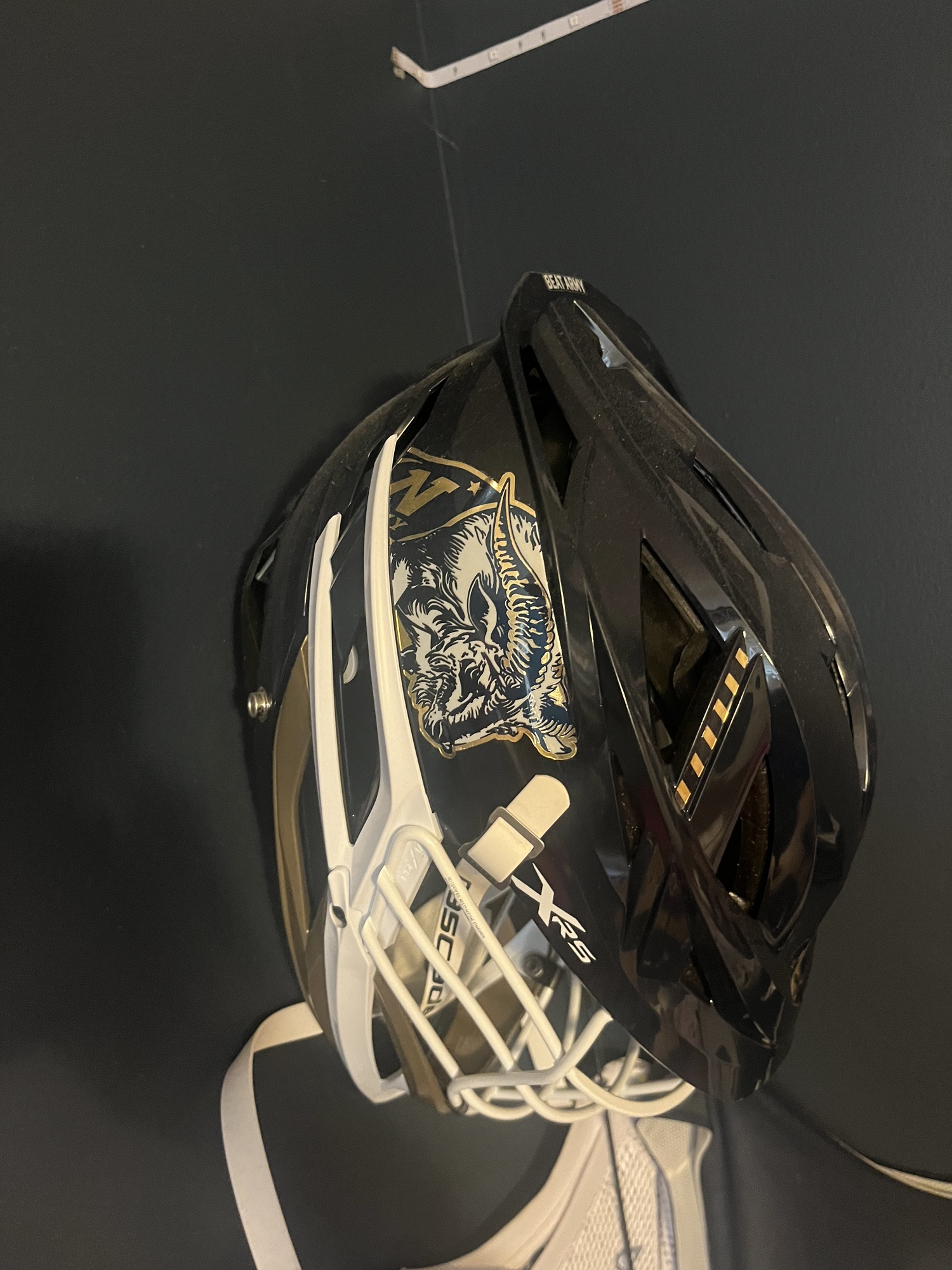Navy lacrosse helmet SidelineSwap