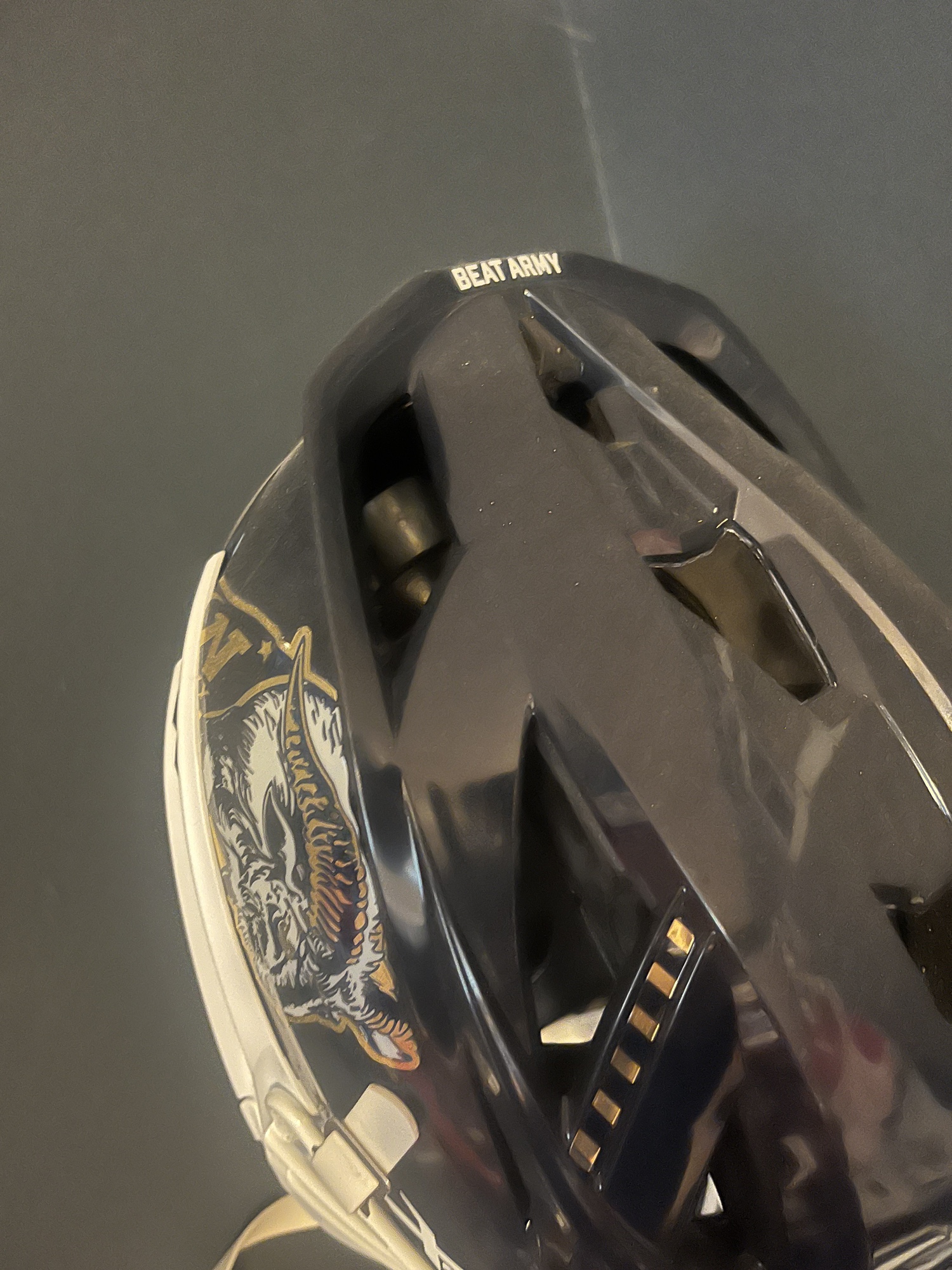 Navy lacrosse helmet SidelineSwap