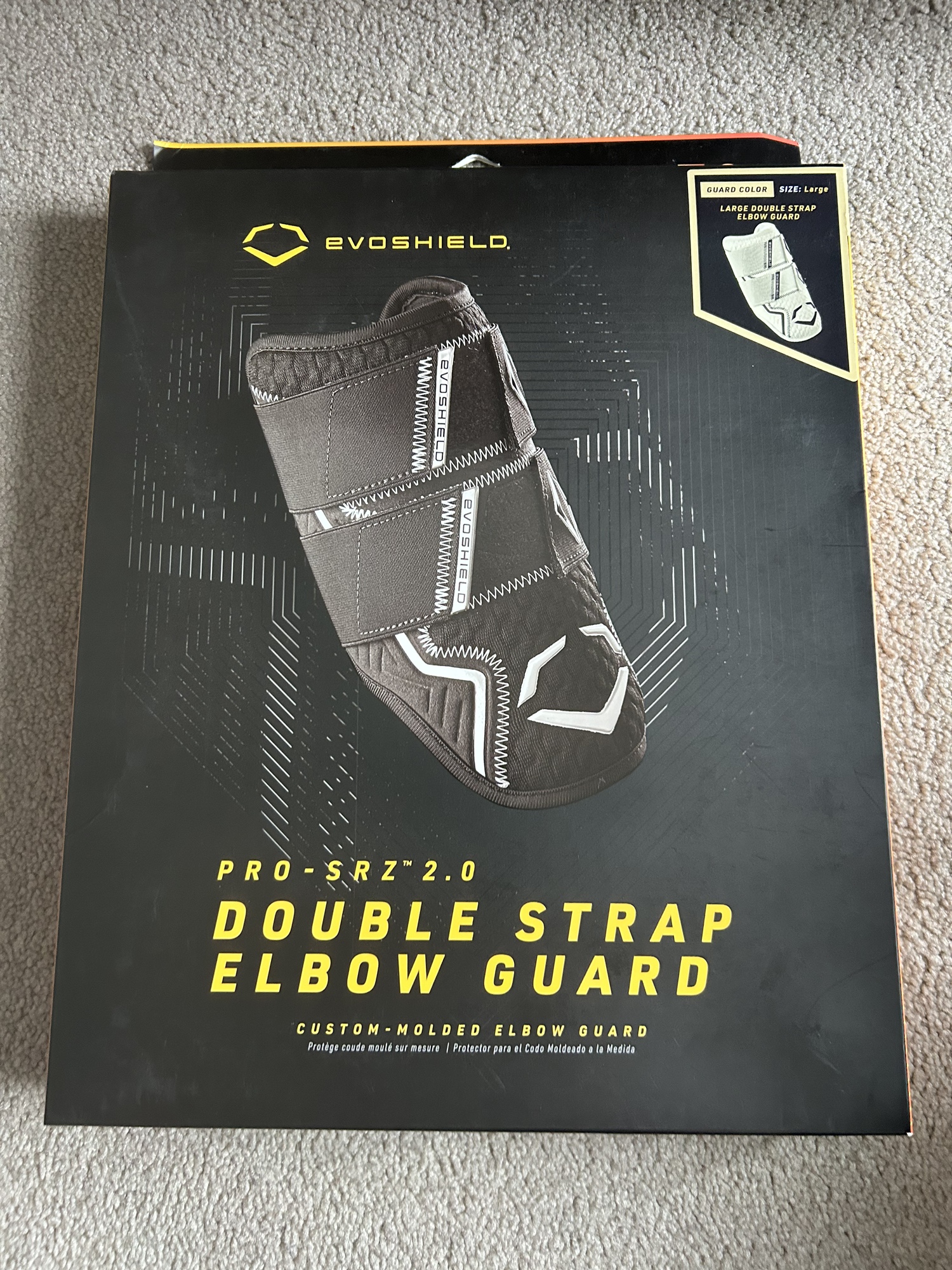 New Tan Double Strap EvoShield Elbow Guard SidelineSwap