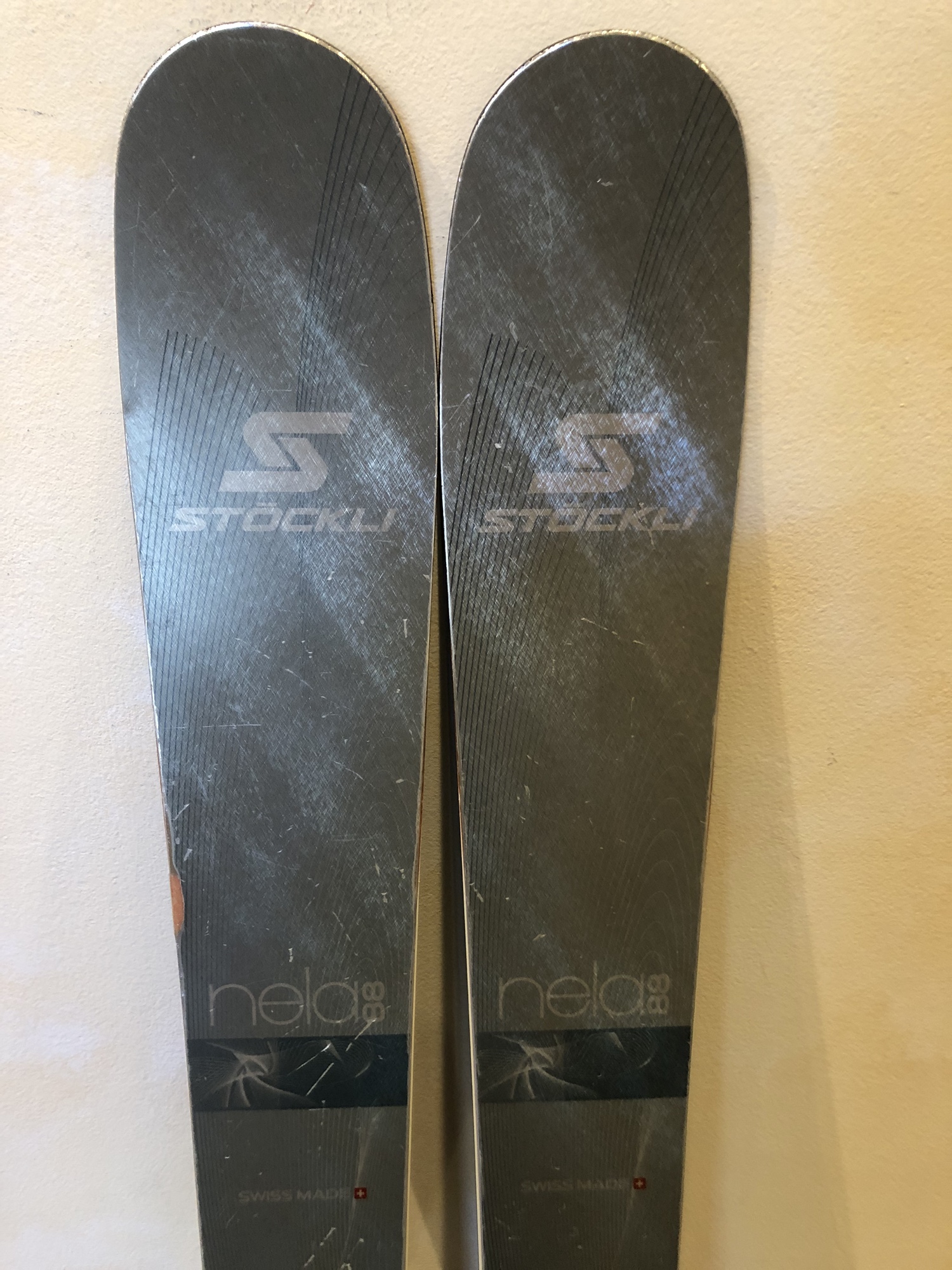 2023 Stockli Nela 88 Skis With Salomon Strive 11 Bindings 160cm SidelineSwap