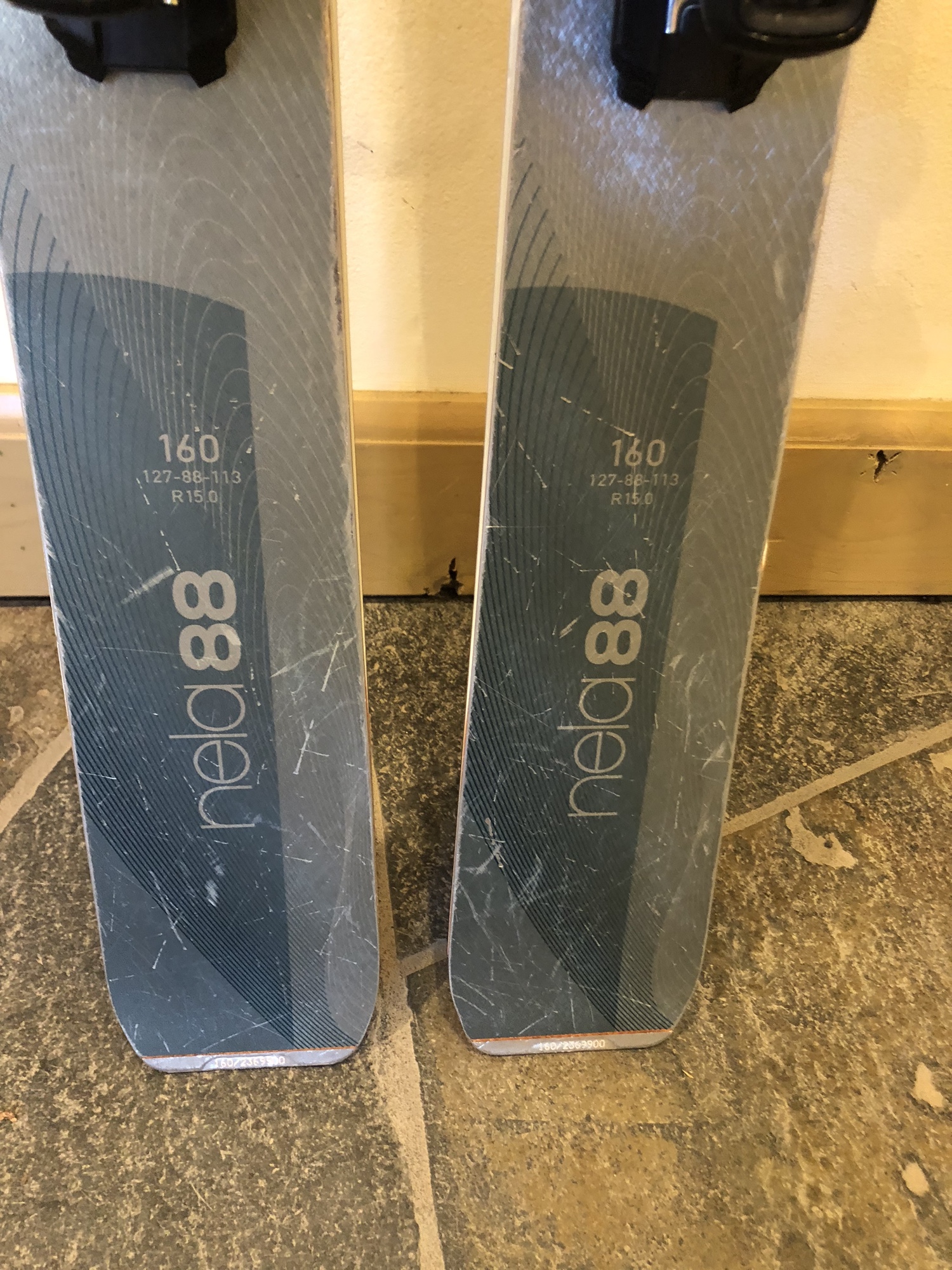 2023 Stockli Nela 88 Skis With Salomon Strive 11 Bindings 160cm SidelineSwap