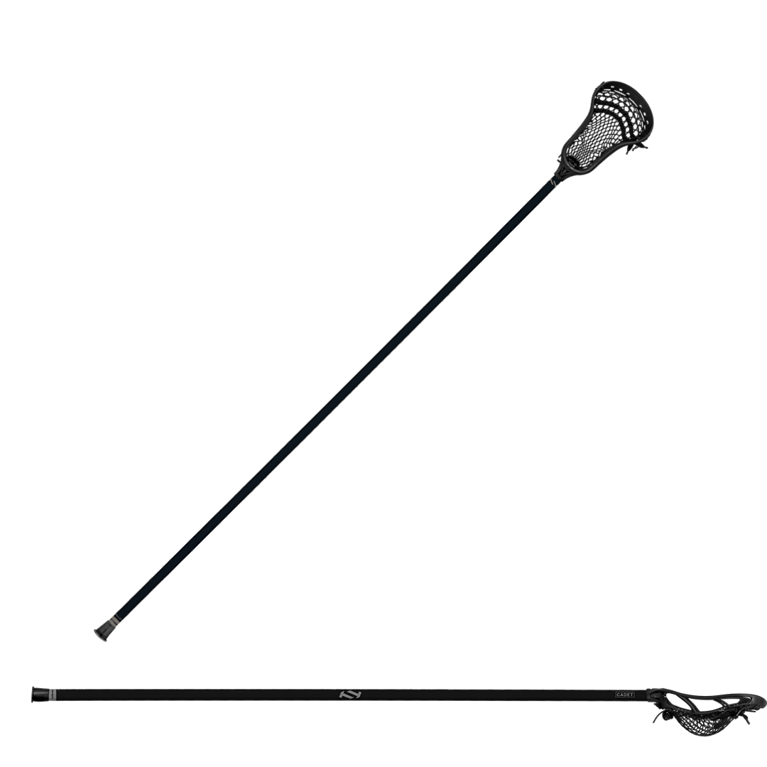 New True Cadet Defense Complete 60" Lacrosse Stick Black SidelineSwap