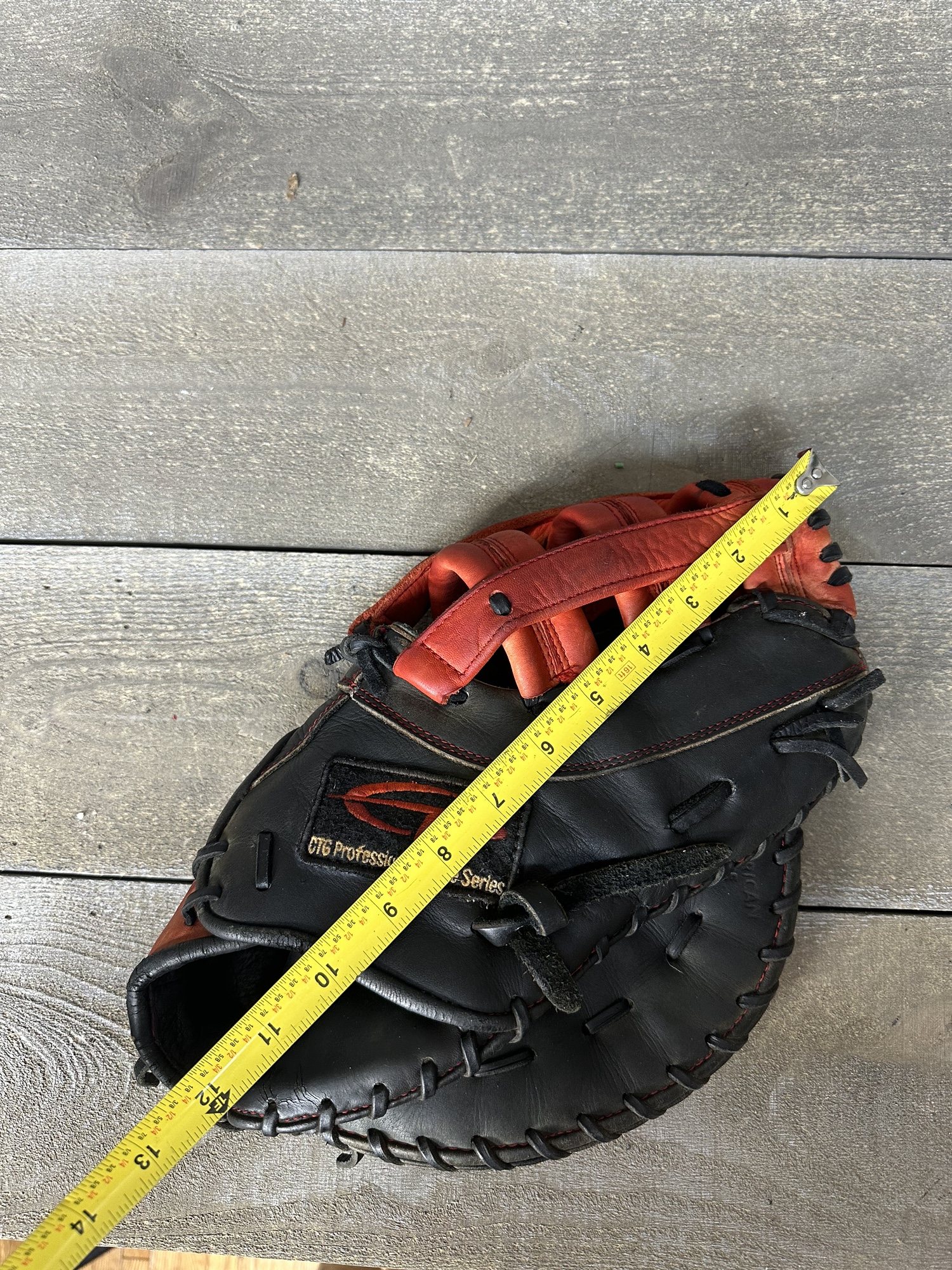 CTG Controlling The Game First Baseman Glove The Picker Red Black