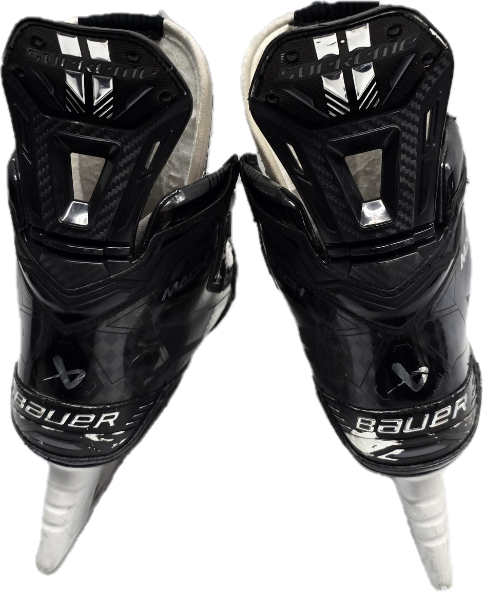BAUER SUPREME MACH CUSTOM PRO STOCK SKATES 8 D USED NHL AHL(12099