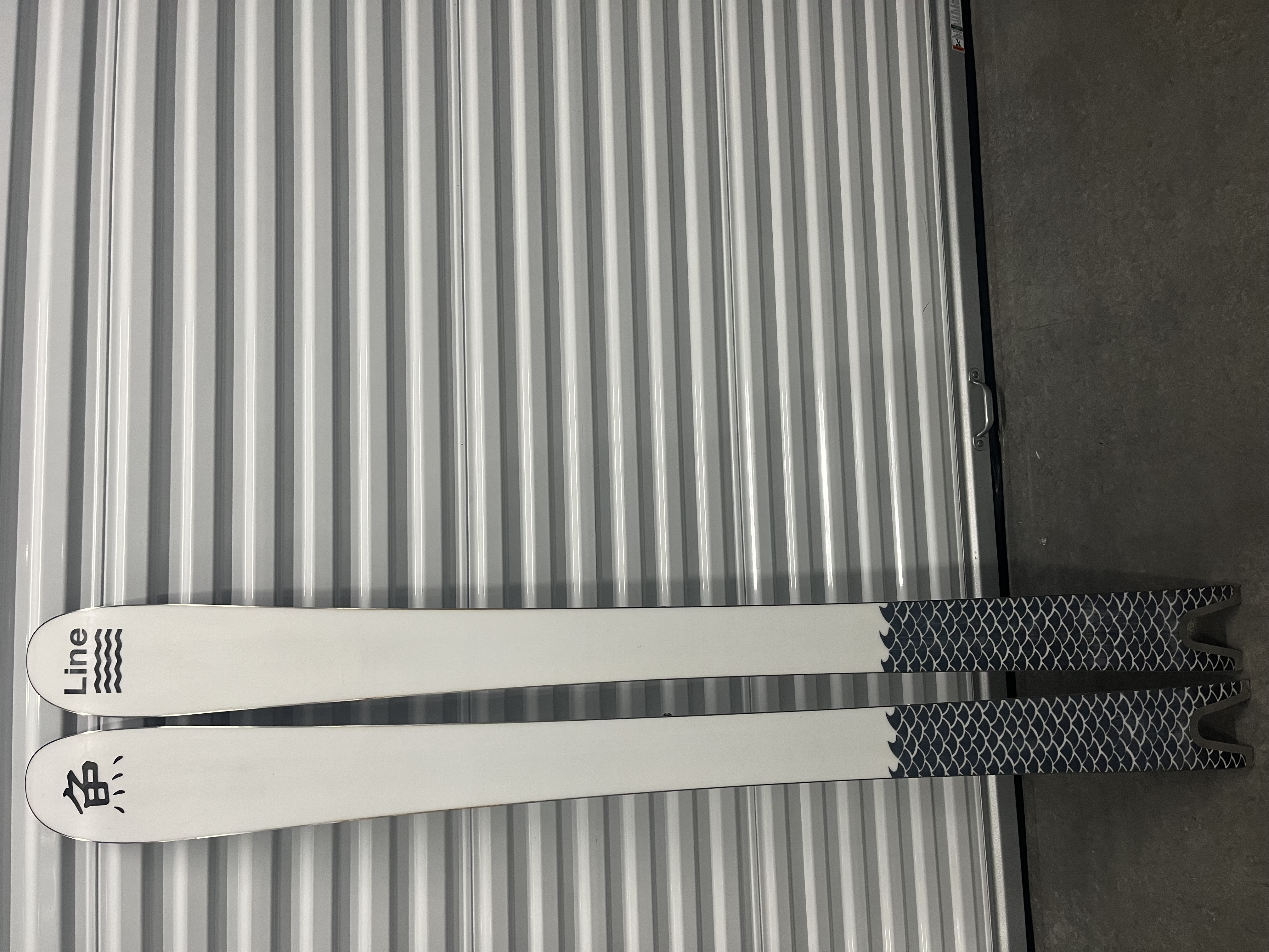 Line Sakana 181 cm Alpine Touring Skis With Bindings and skins