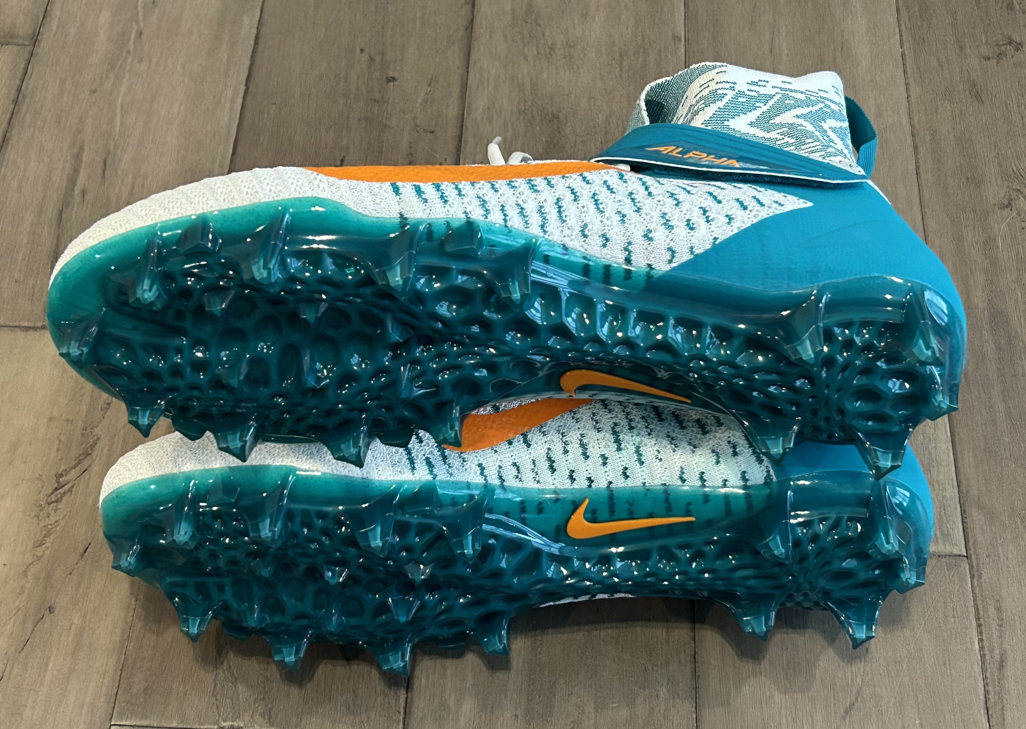Size 15 Nike Alpha Menace Elite 2 Football Cleats Miami