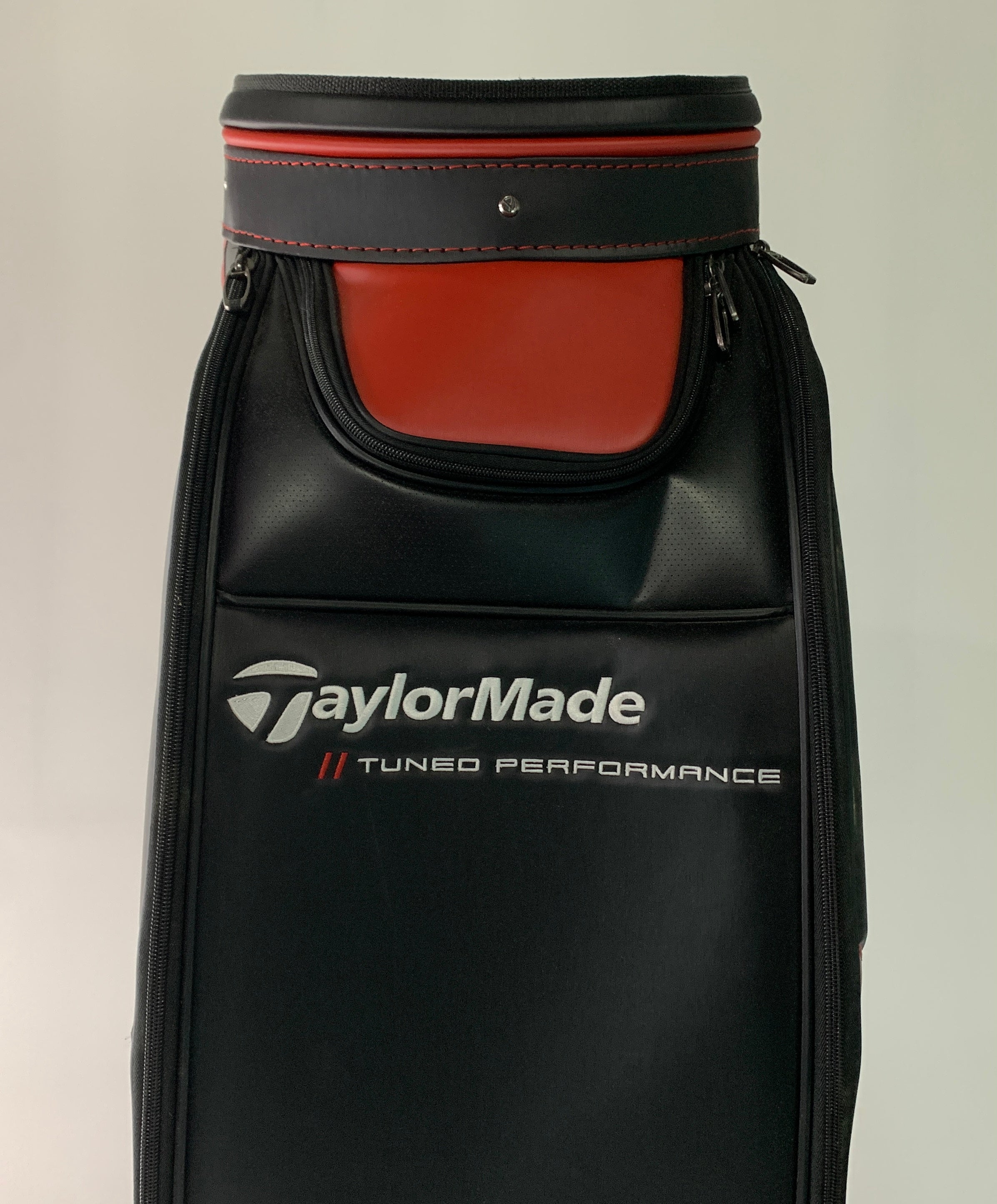 TaylorMade TM14 Tour DISPLAY Oversize Staff Bag Black Red 6