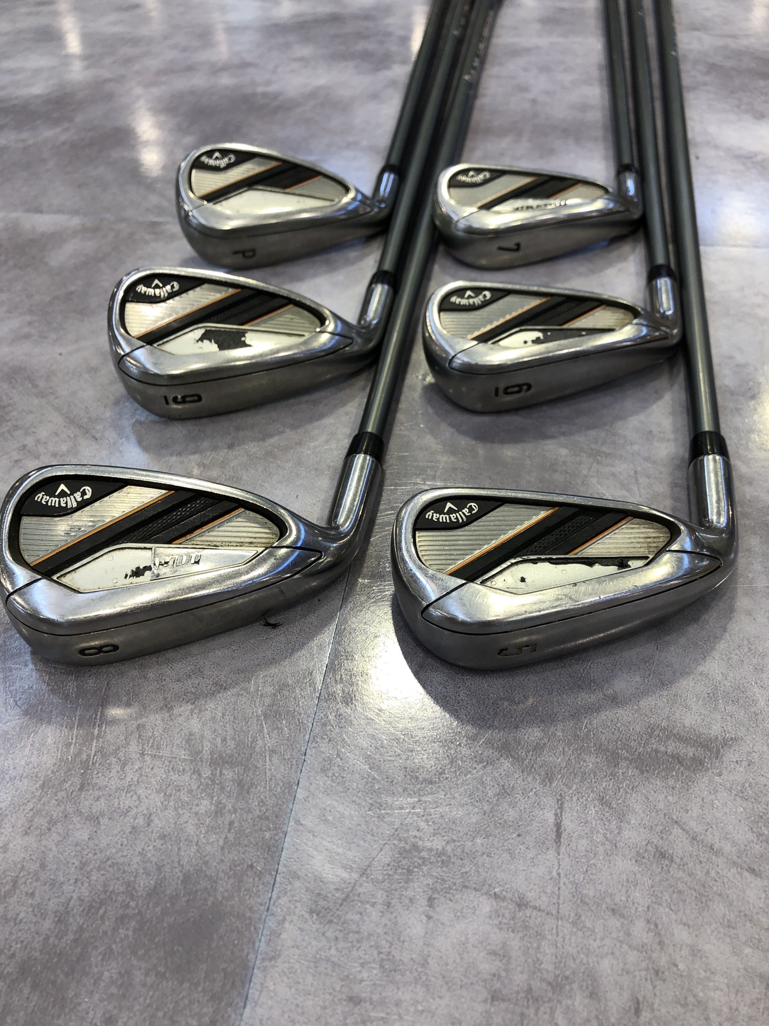 Used Men's Callaway Mavrik Iron Set Left Hand (59, PW) SidelineSwap