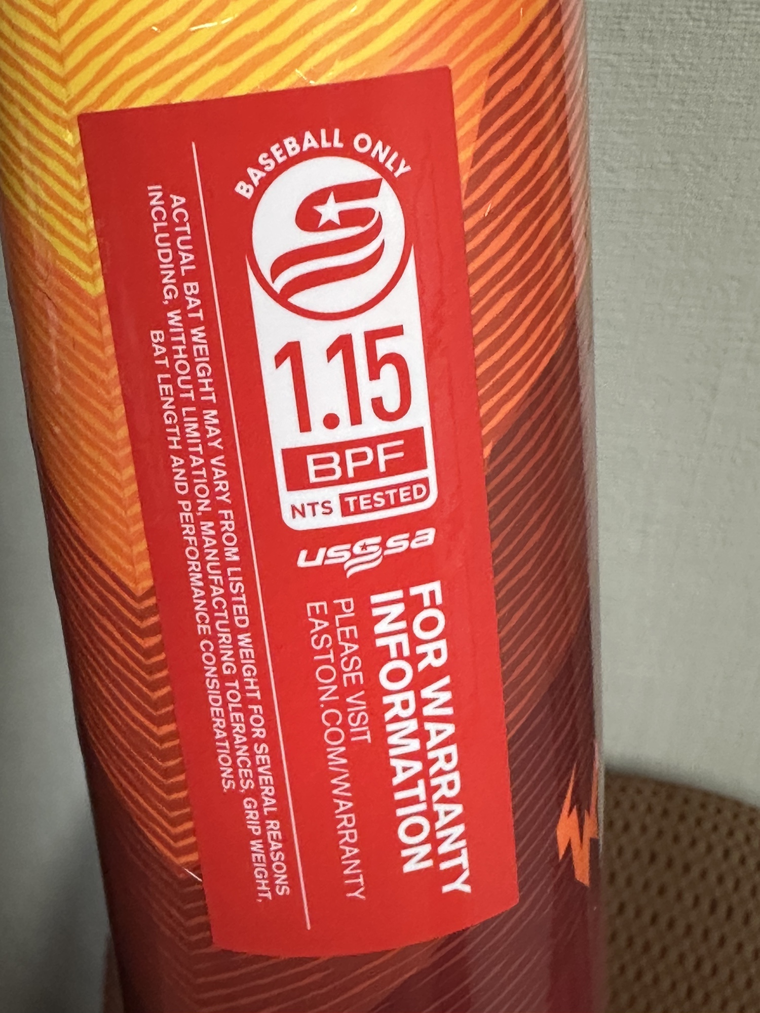 Register Easton Bat Warranty - t36knth