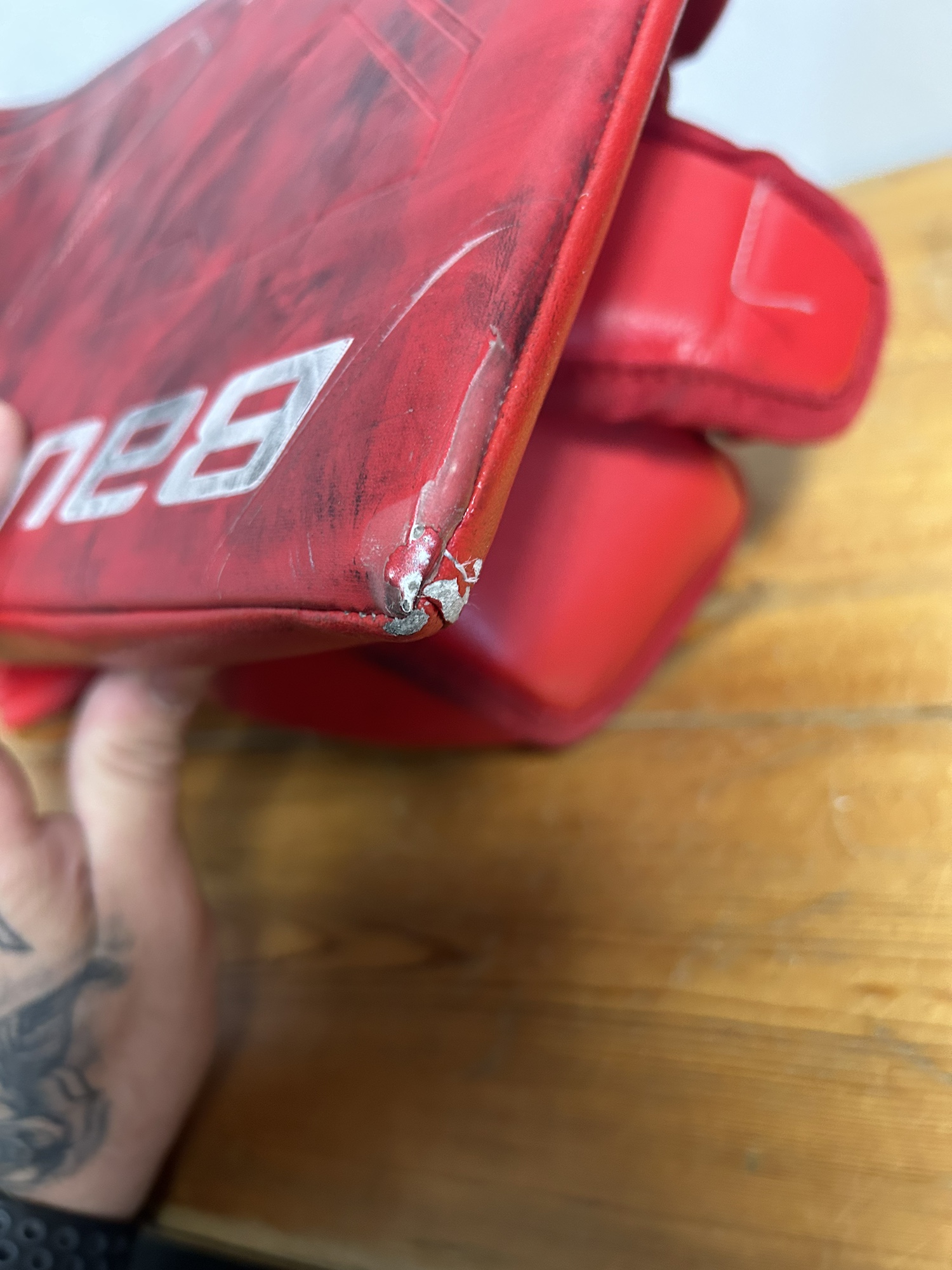 Used Bauer Regular Pro Stock Mach Goalie Full Set SidelineSwap