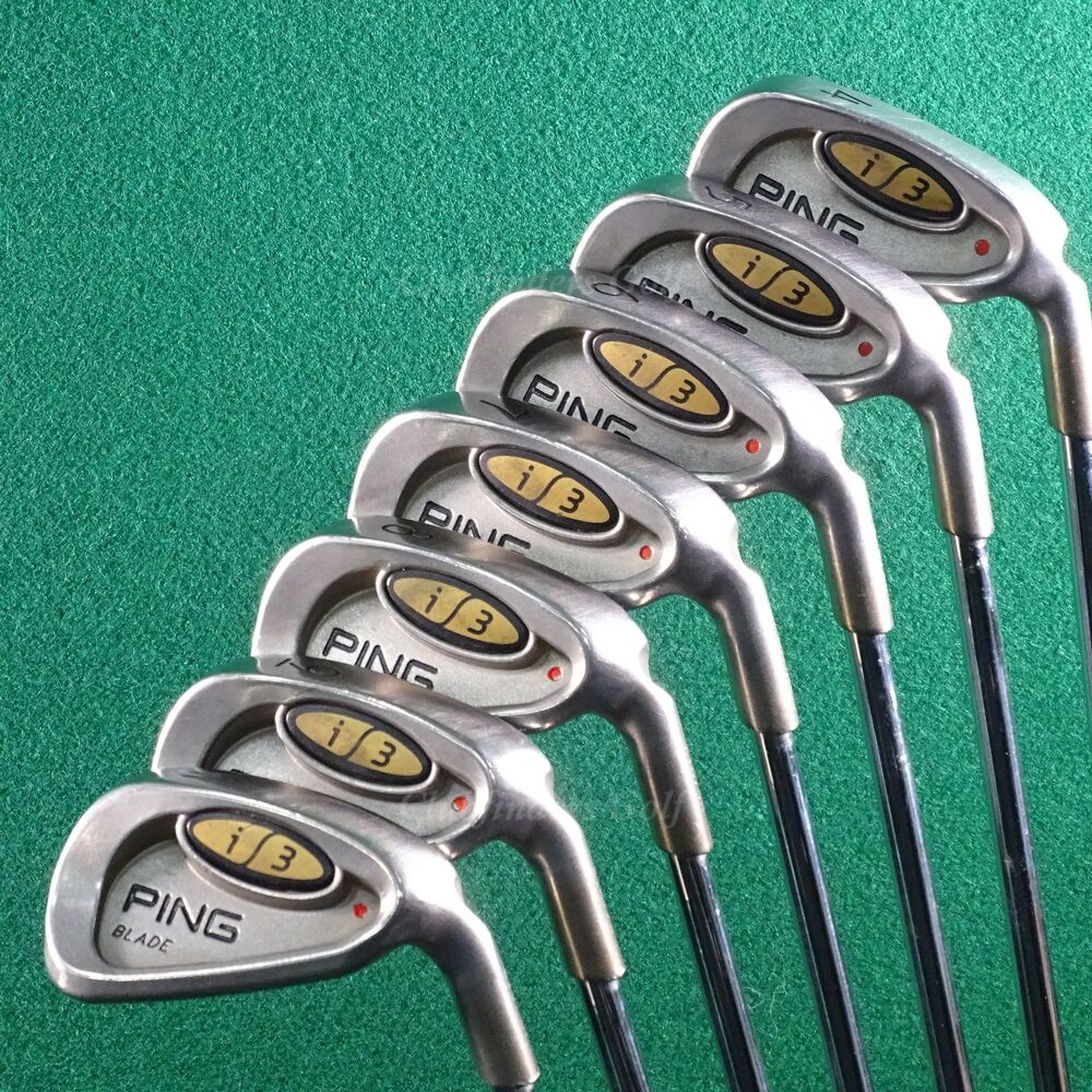 Ping i3 Blade Red Dot 4PW Iron Set Project X Flighted Rifle 5.5 Steel