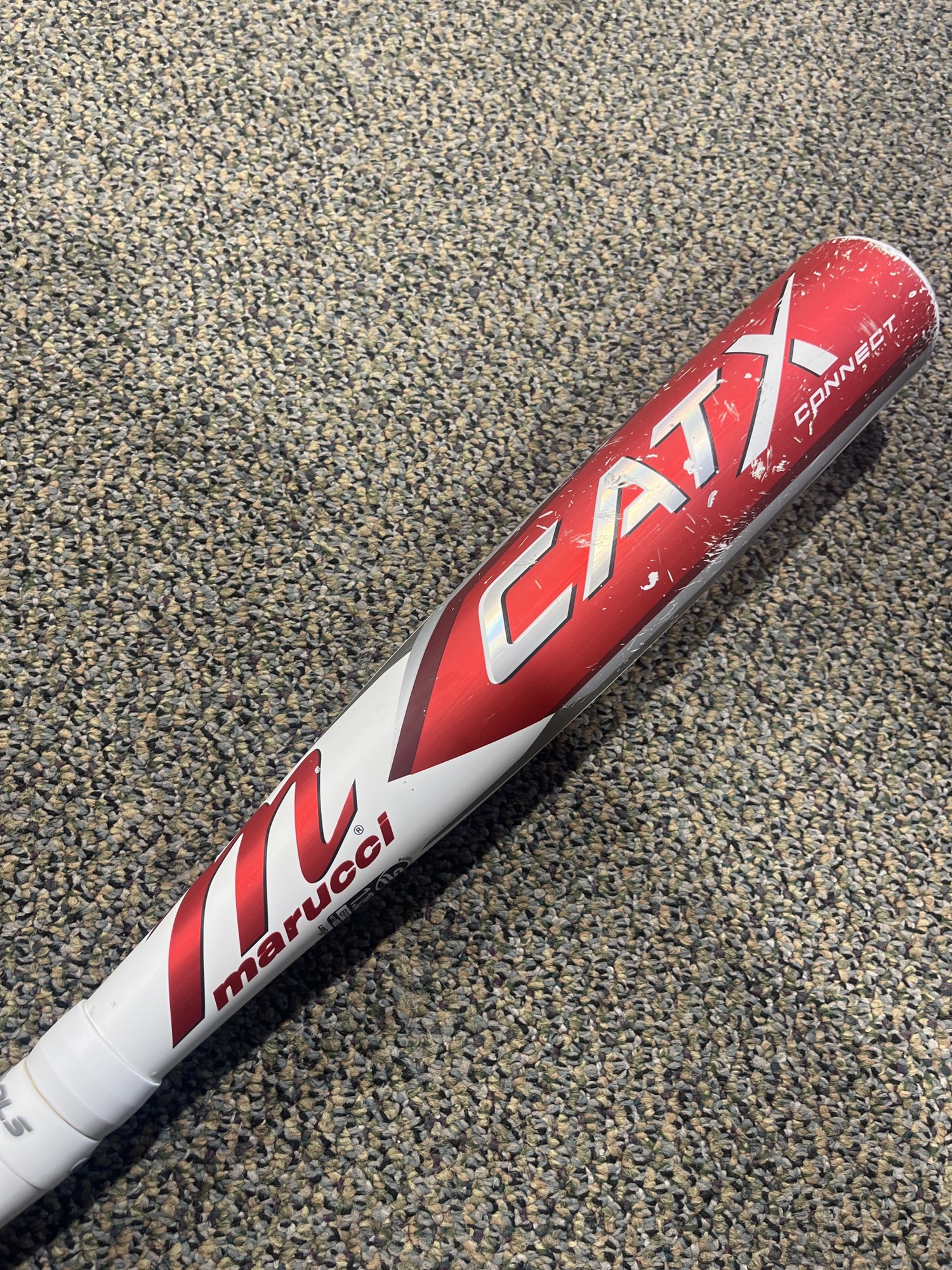 Used 2023 Marucci CAT X Connect Bat USSSA Certified (5) Hybrid 27 oz