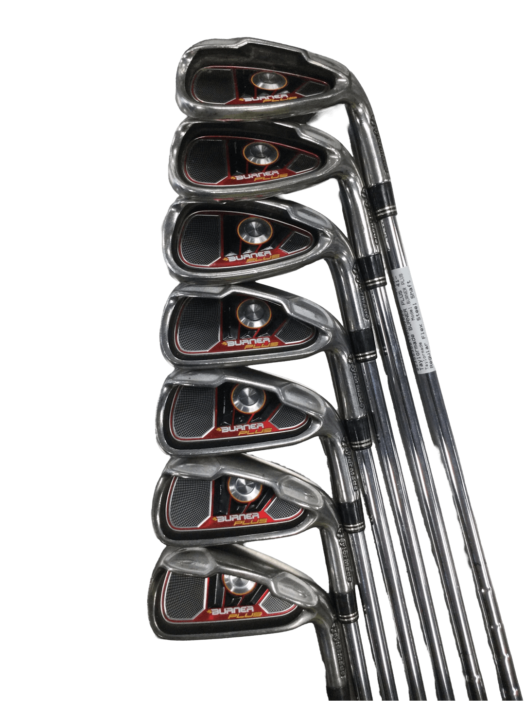 Used Taylormade Burner Plus 4ipw Regular Flex Steel Shaft Iron Sets SidelineSwap