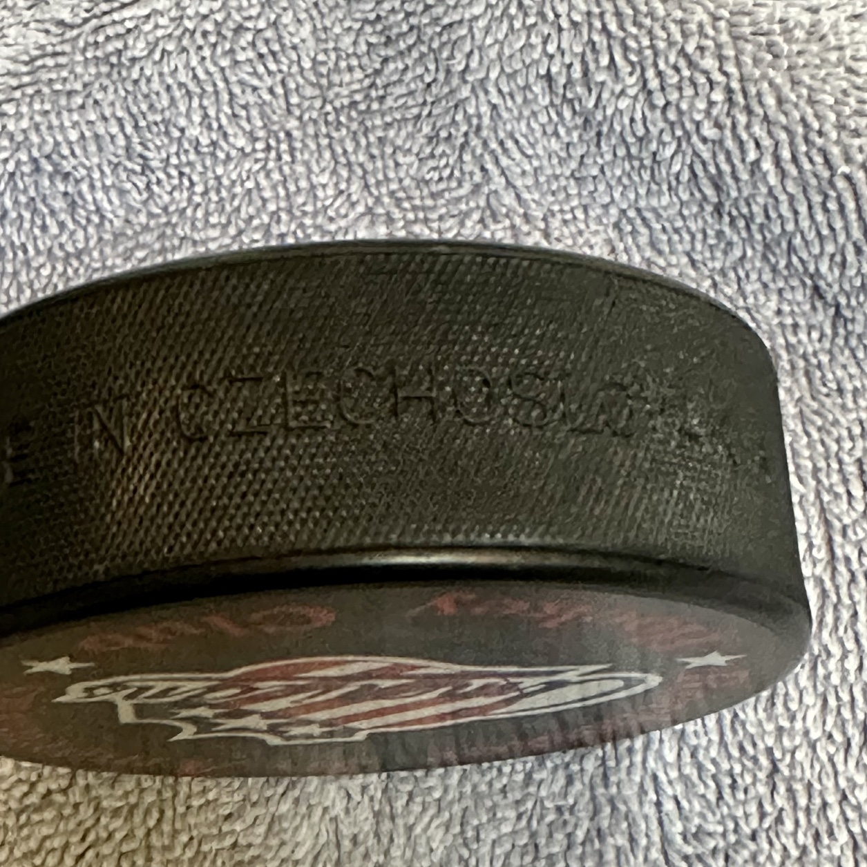 Vintage Rochester Americans Jr. Hockey Logo Puck (Made in