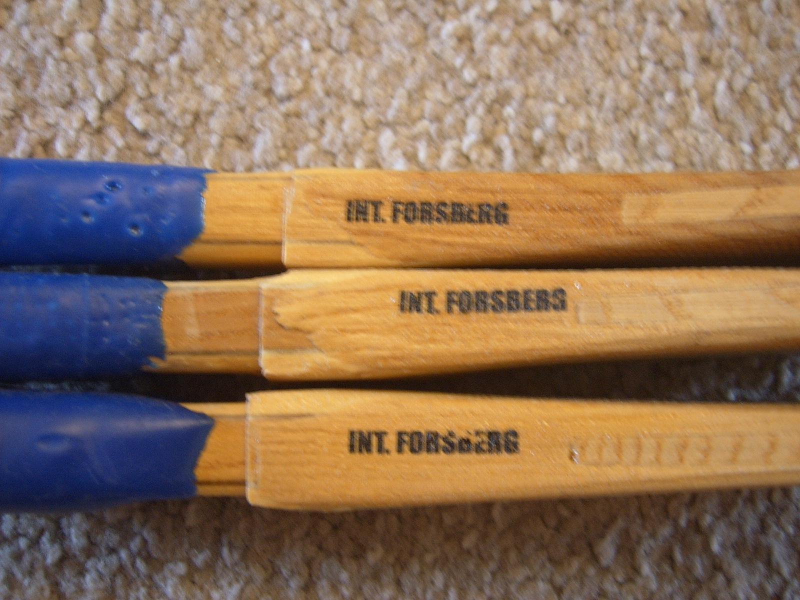 Hockey Stick Blades Three (3) Easton Synthesis Forsberg LH Wood