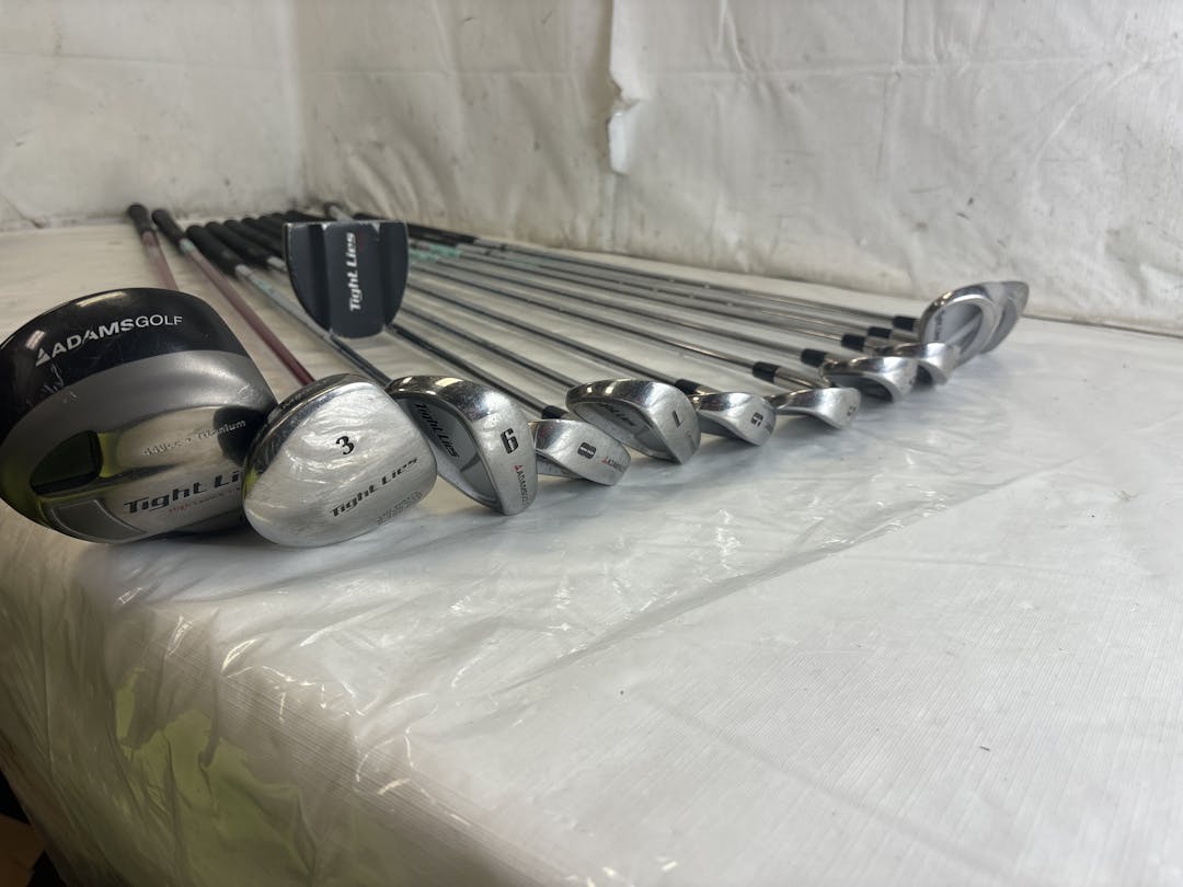 Adams Golf Club Sets For Men Used Adams Golf Tight Lies 12-piece Regular Flex Men's Golf Club Set
