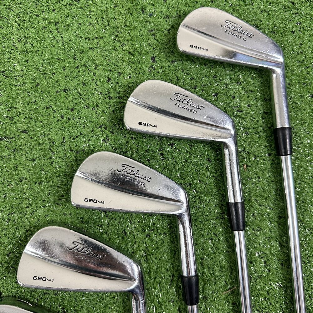 READ Titleist 690 MB Iron Set 3PW FCM Rifle Precision 5.5