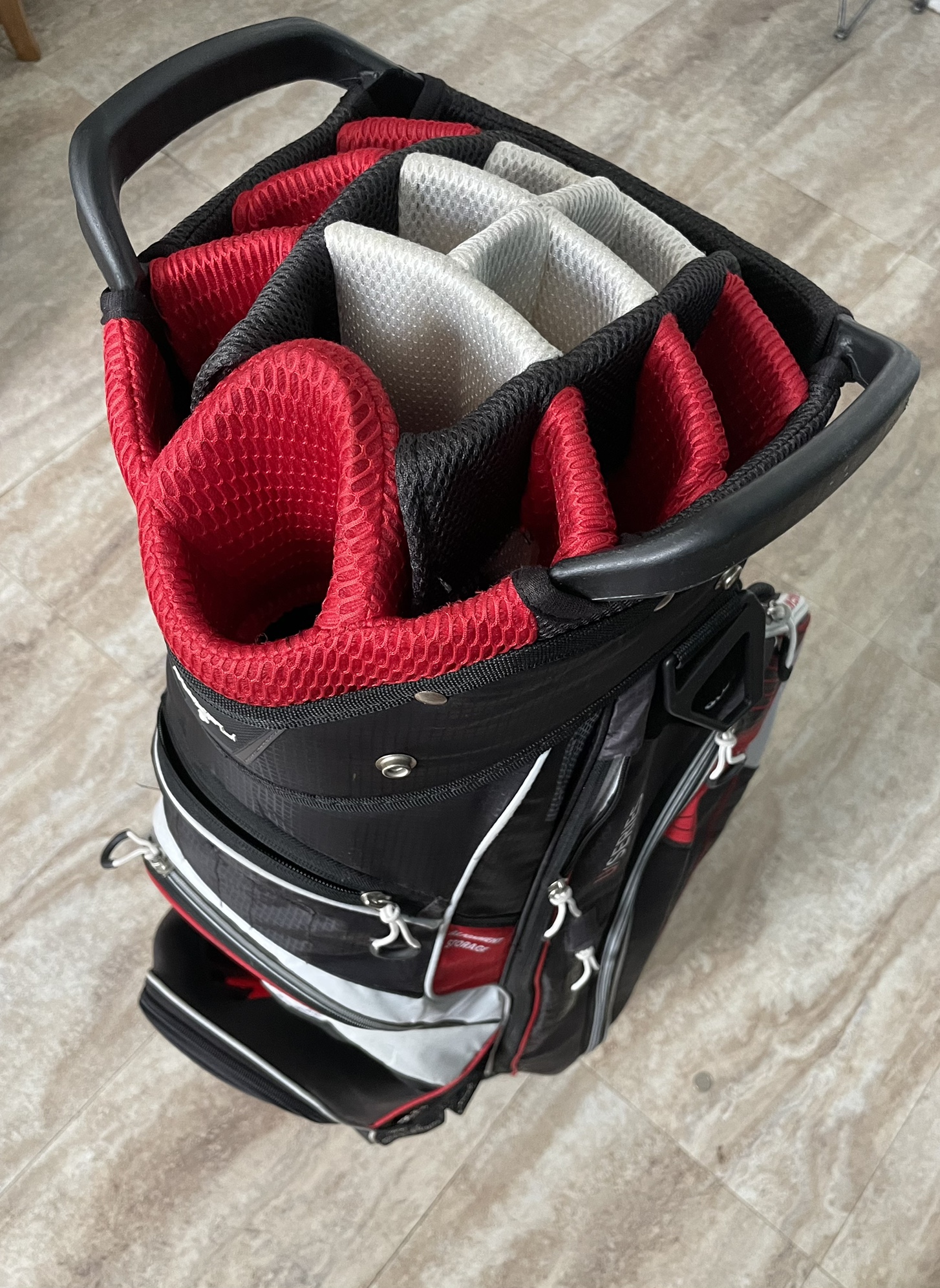 MAXFLI U/Series 4.0 Stand Golf Bag 15 Hole Top W/Rain Cover And Large