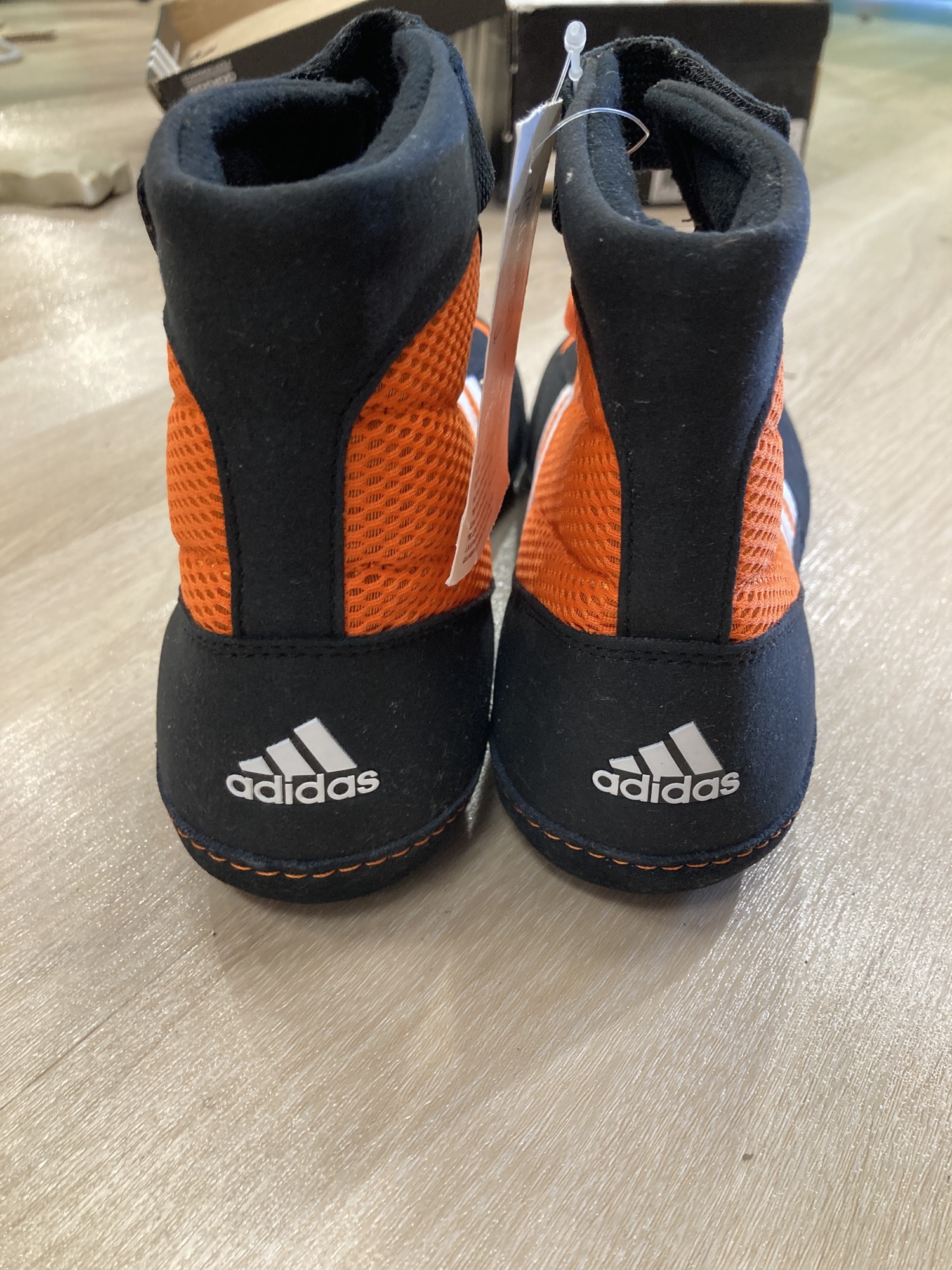 New Orange Men's 9.0 Adidas Combat Speed.4 Wrestling Shoes