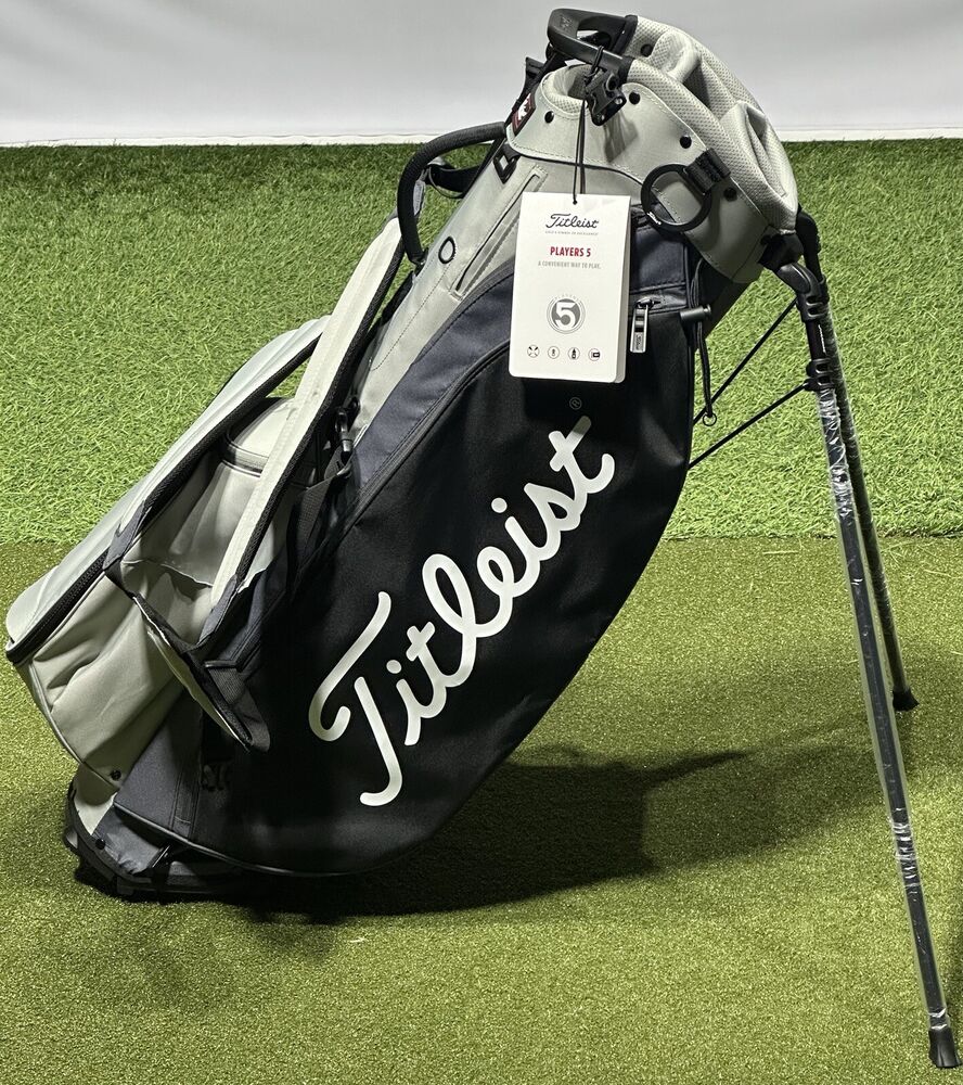 Titleist 2023 Players 5 Stand Carry Golf Bag TB23SX8 Gray