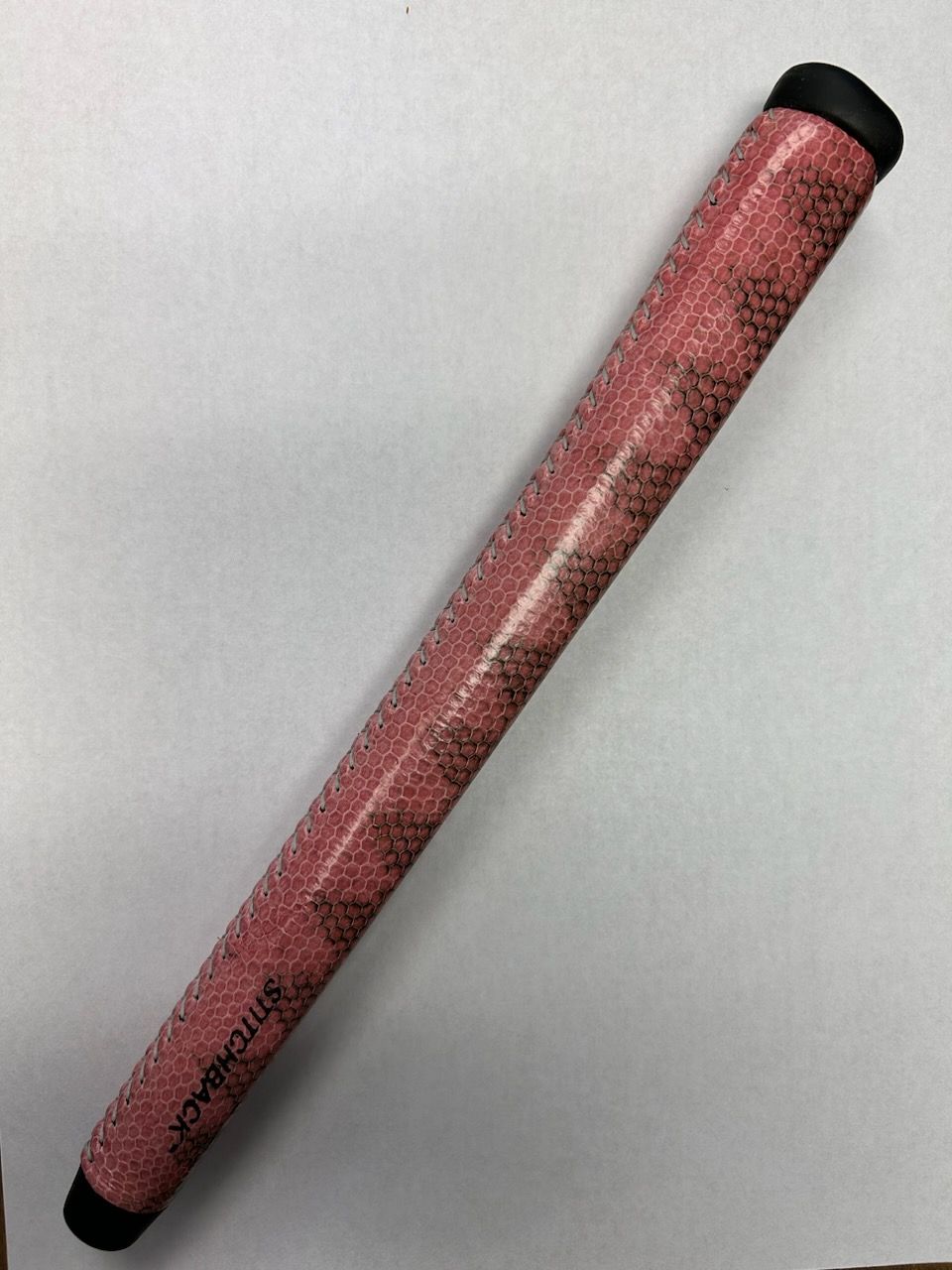 The Grip Master Exotic Snakeskin Print Leather Putter Grip (Pink) NEW
