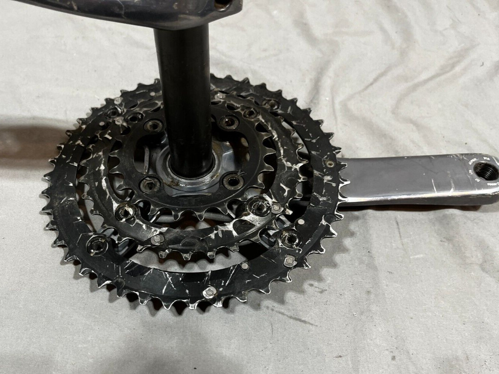 Pédalier Shimano XTR FC-M960 9 Vitesses 175mm - Triple Plateau 44/32/22T - Occasion En Bon état Pour VTT