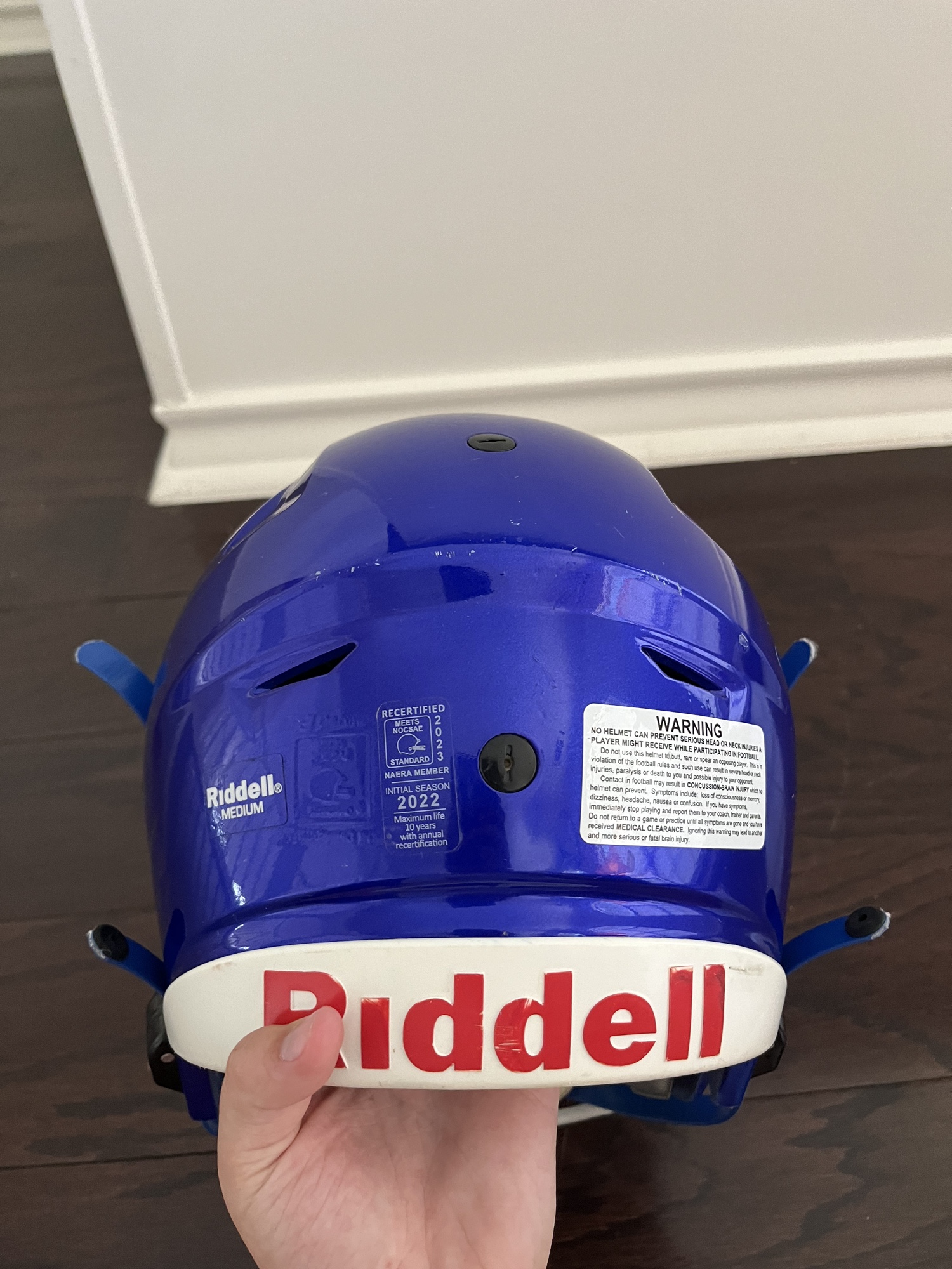 ハリRiddell speed flex 青　M Riddell SpeedFlex Football Helmet