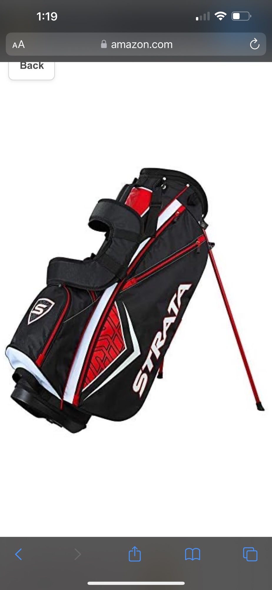2024 Brand New Standing 7Way Strata Golf Bag SidelineSwap