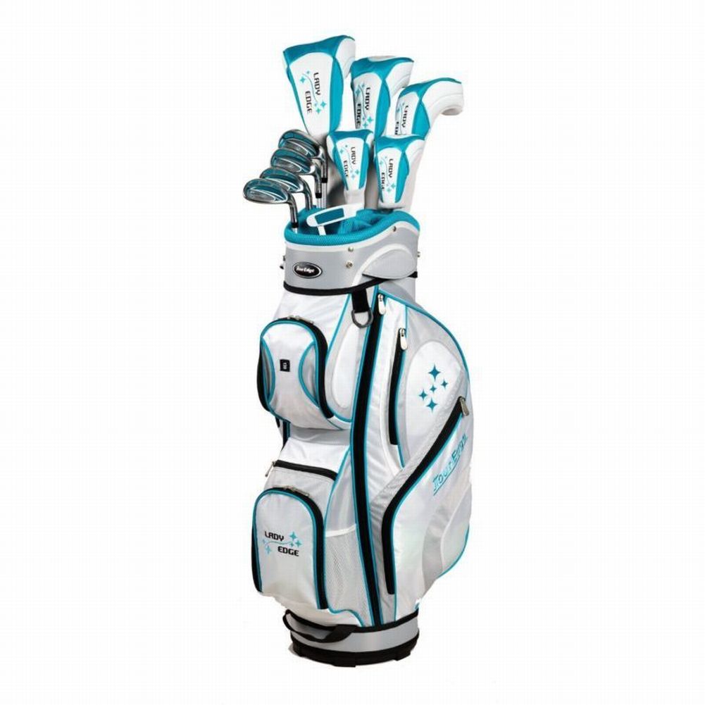 Tour Edge Lady Edge Complete Full Set (Turquoise/White, +1, LEFT) 2020