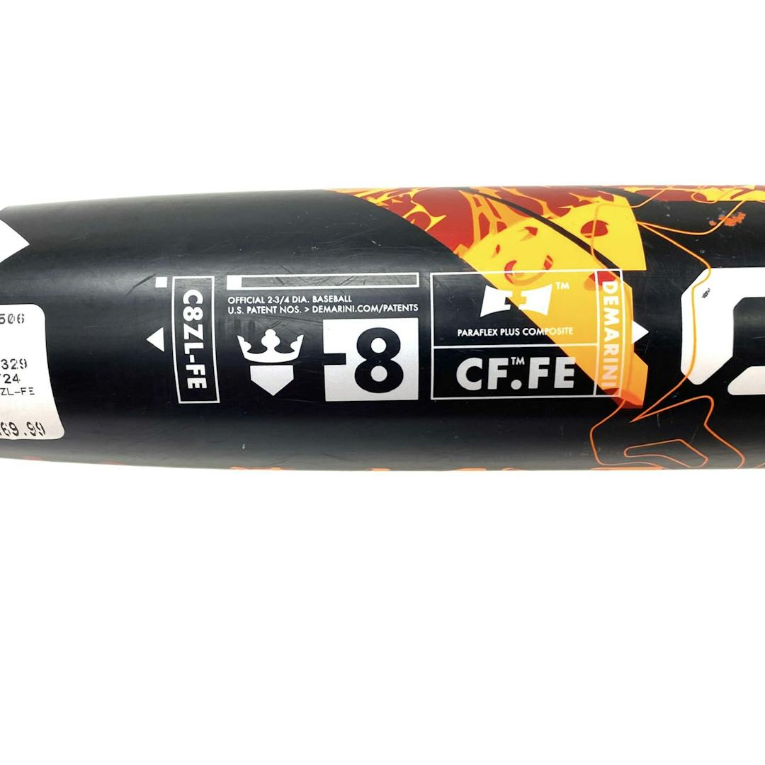 used-demarini-cf-c8zl-fe-usssa-2-3-4-barrel-bat-32-8-drop-sidelineswap