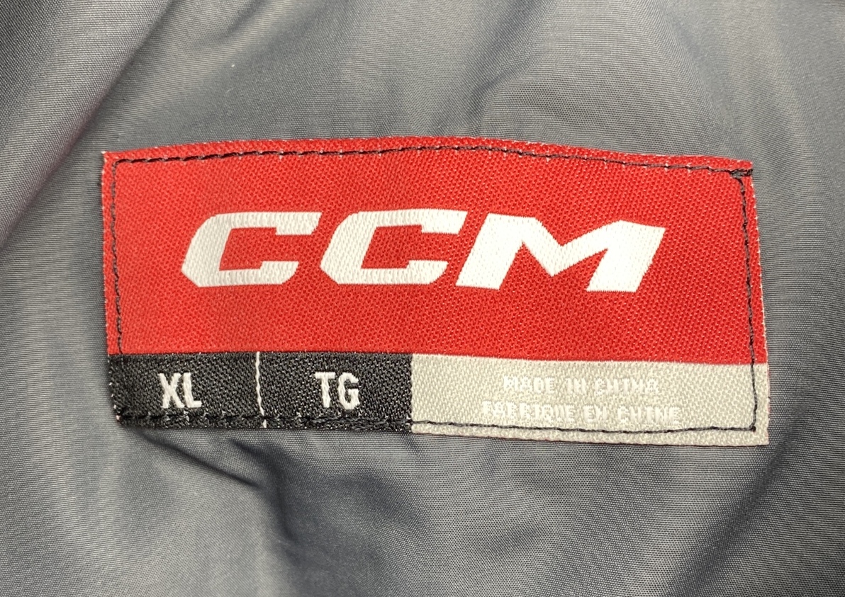 NEW CCM Team Quilted Winter Jacket, Charcoal, Sr. XL SidelineSwap
