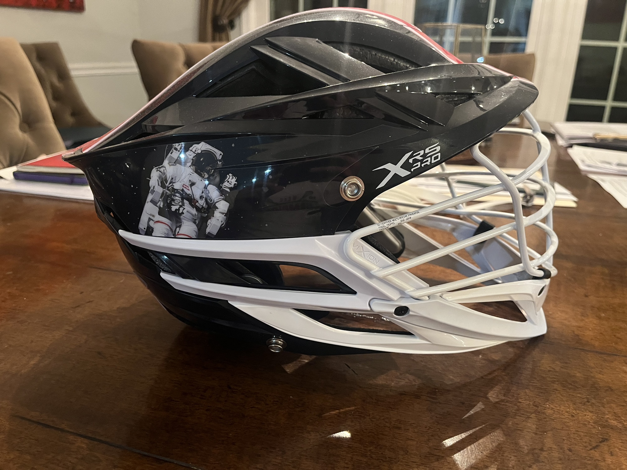 Navy NASA lacrosse helmet SidelineSwap