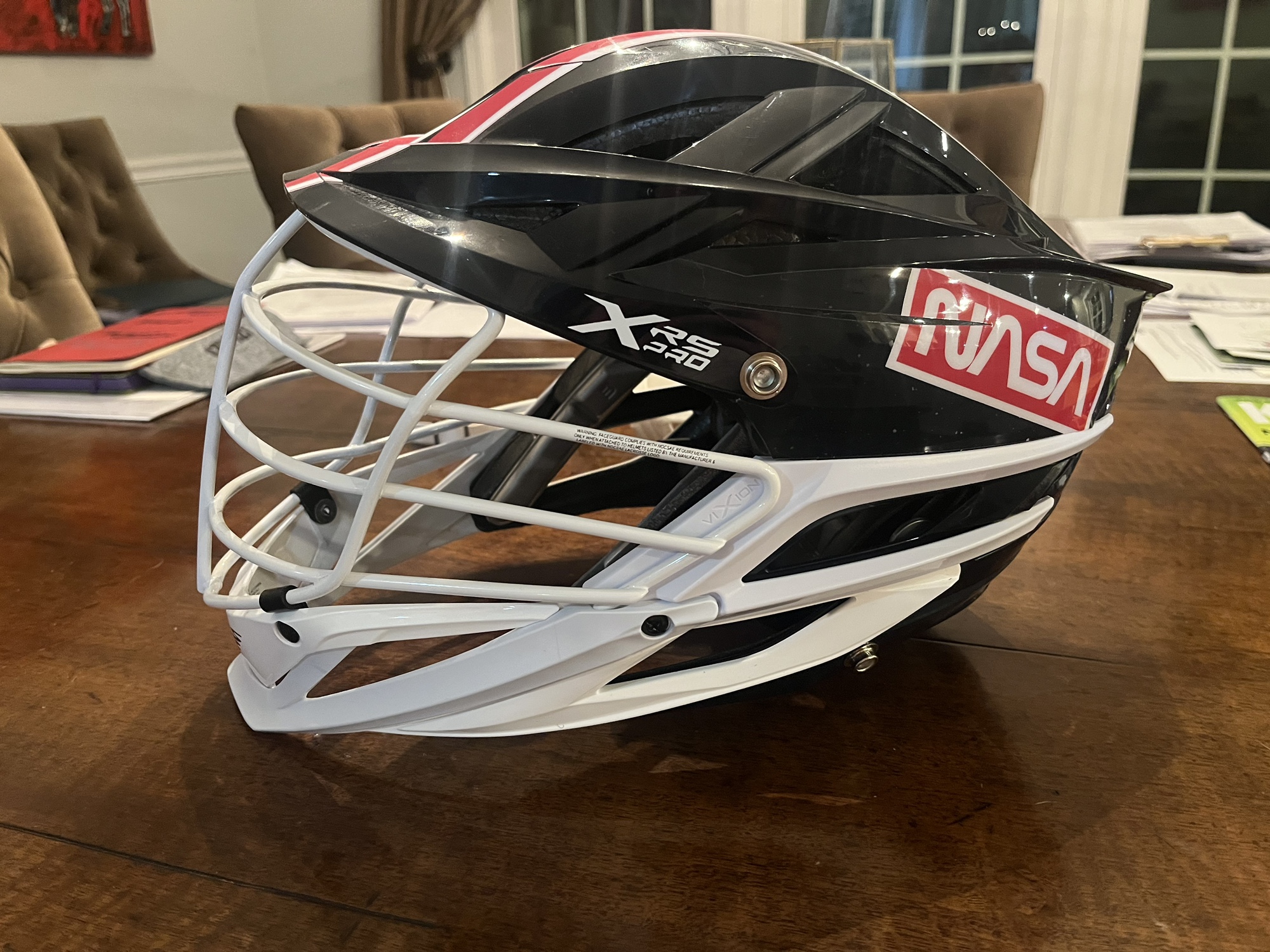 Navy NASA lacrosse helmet SidelineSwap