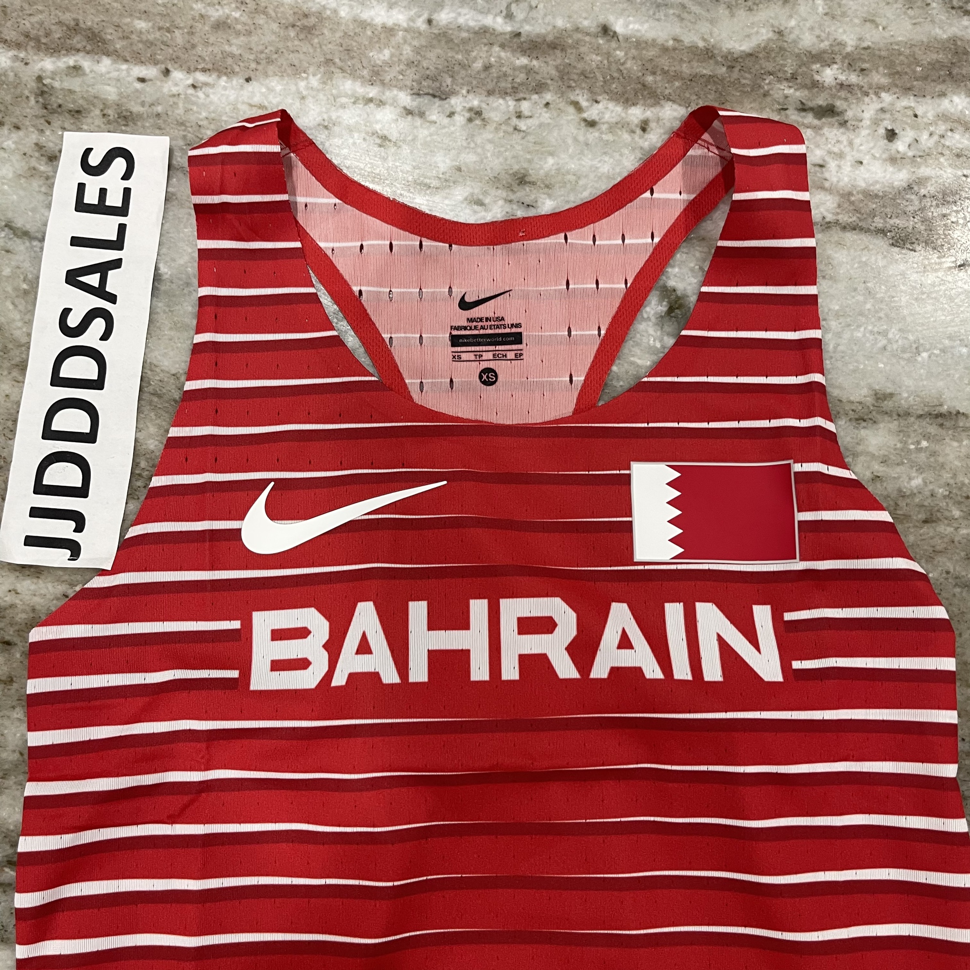 Nike Pro Elite Bahrain Singlet Track & Field Made In USA CI6363