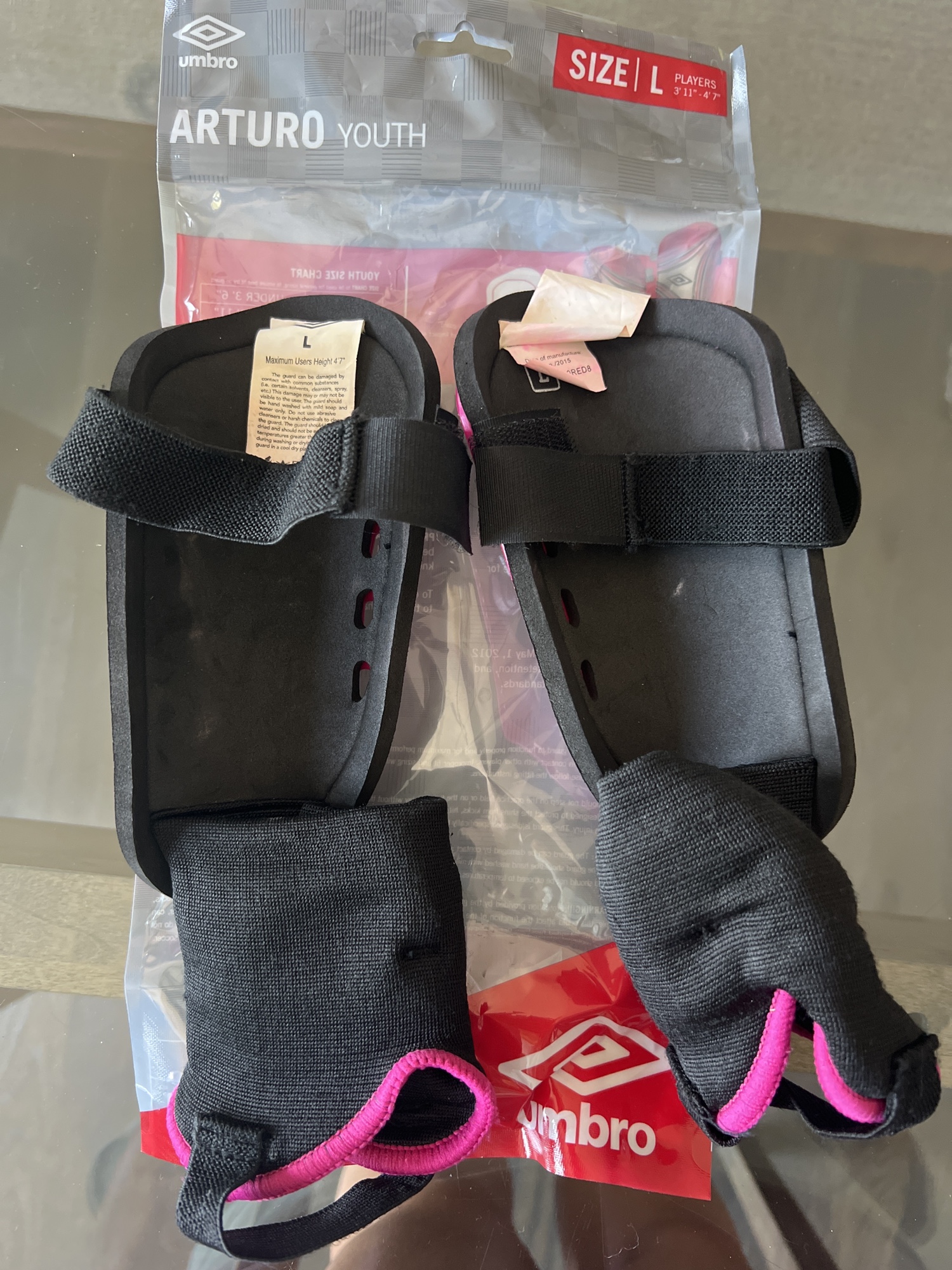 umbro youth shin guards