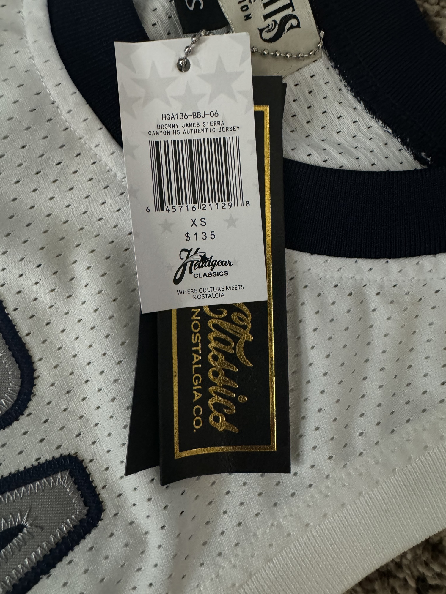 bronny james sierra canyon jersey