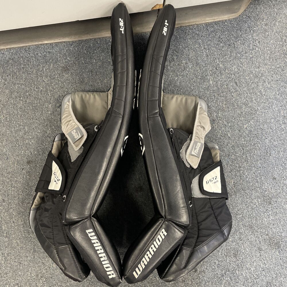 Warrior Size 28” + 1” Inch RGT2 Ice Hockey Goalie Leg Pads SidelineSwap
